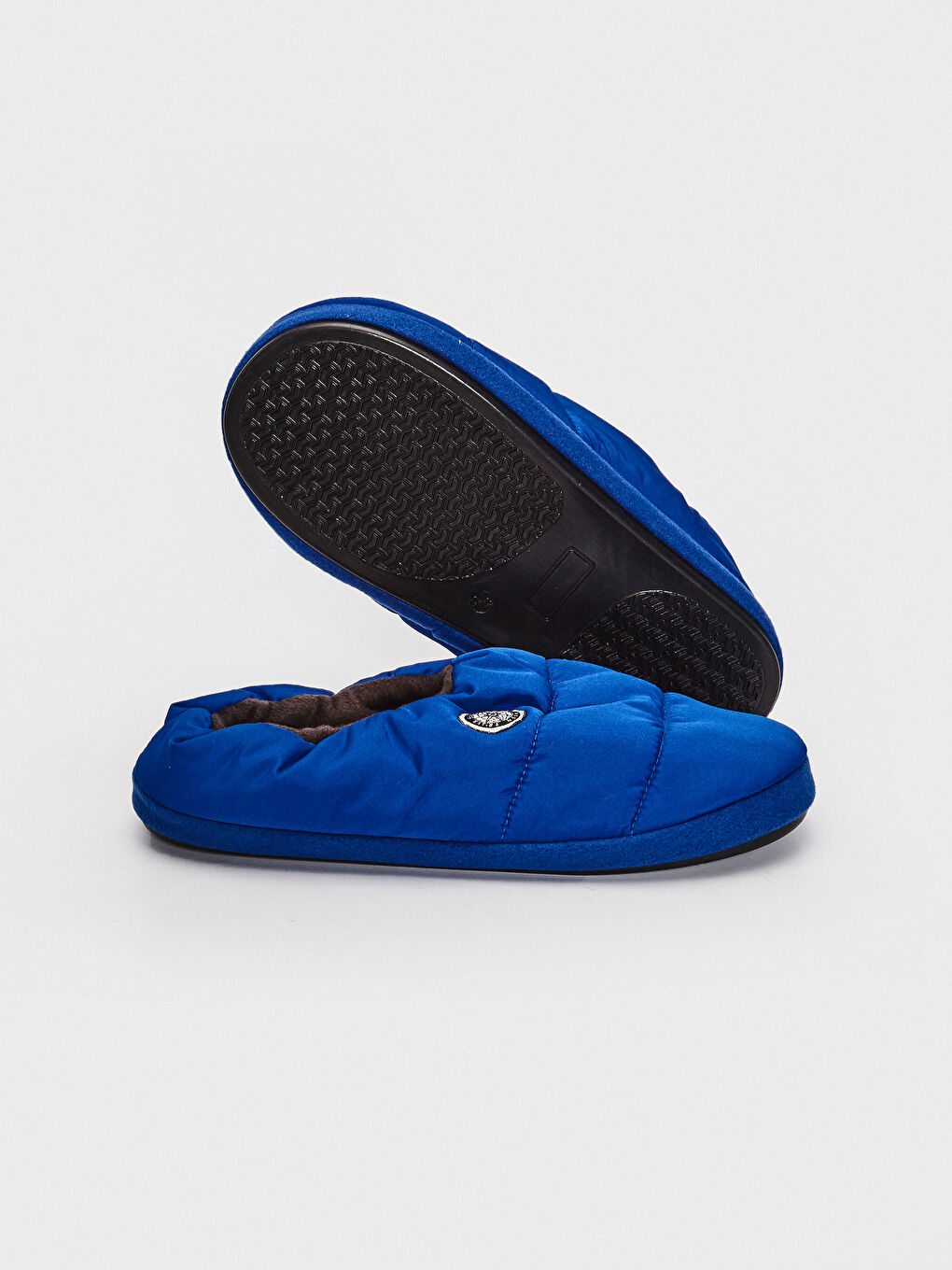 Mavi Erkek Pelüş Ev Terliği-2