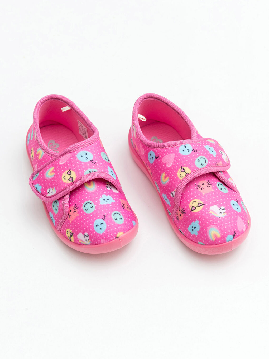 Домашние тапочки для девочек с застежкой-липучкой