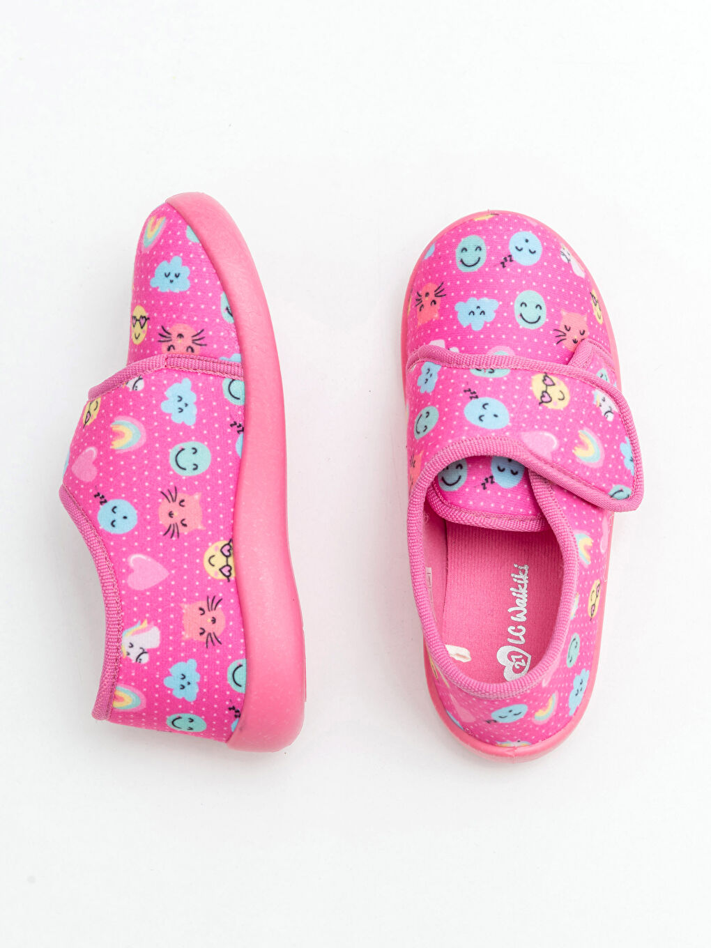 Домашние тапочки для девочек с застежкой-липучкой-2