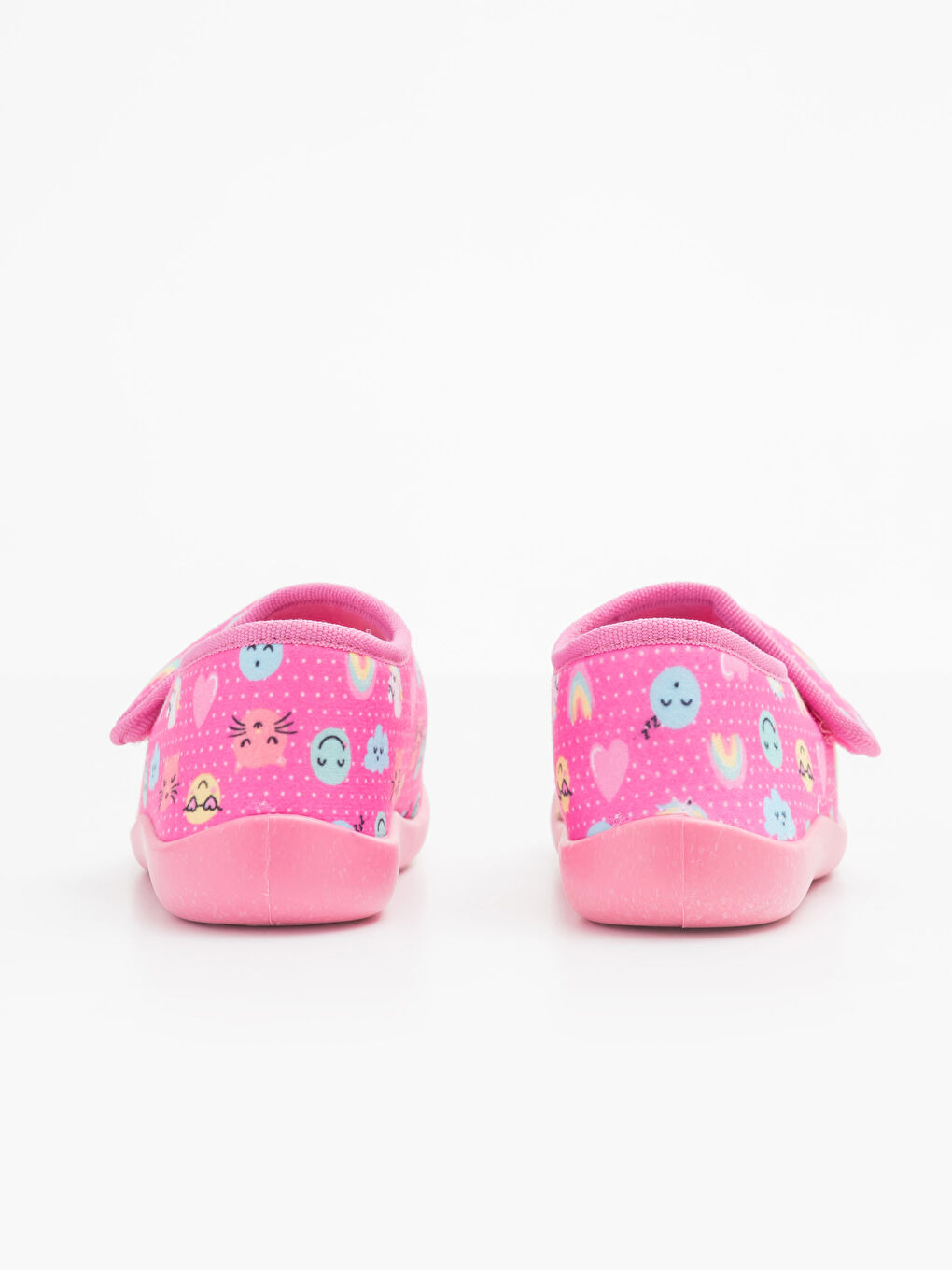 Домашние тапочки для девочек с застежкой-липучкой-4