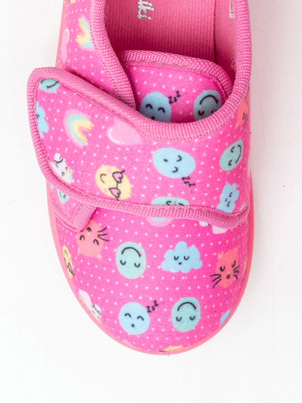 Домашние тапочки для девочек с застежкой-липучкой-5