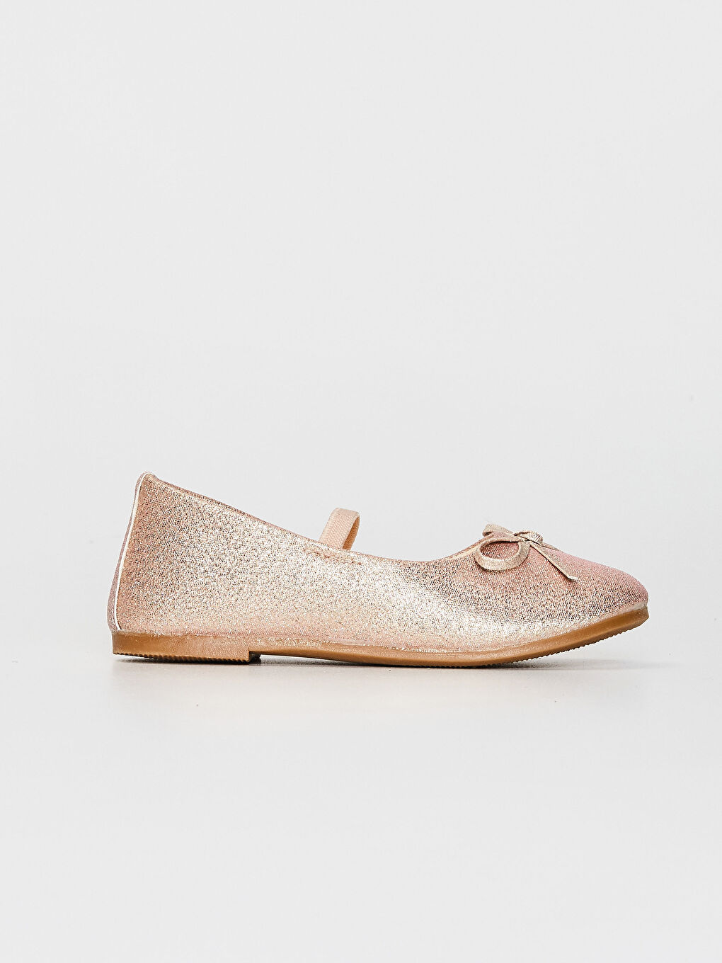 Pembe Kız Bebek Fiyonk Detaylı Babet-1