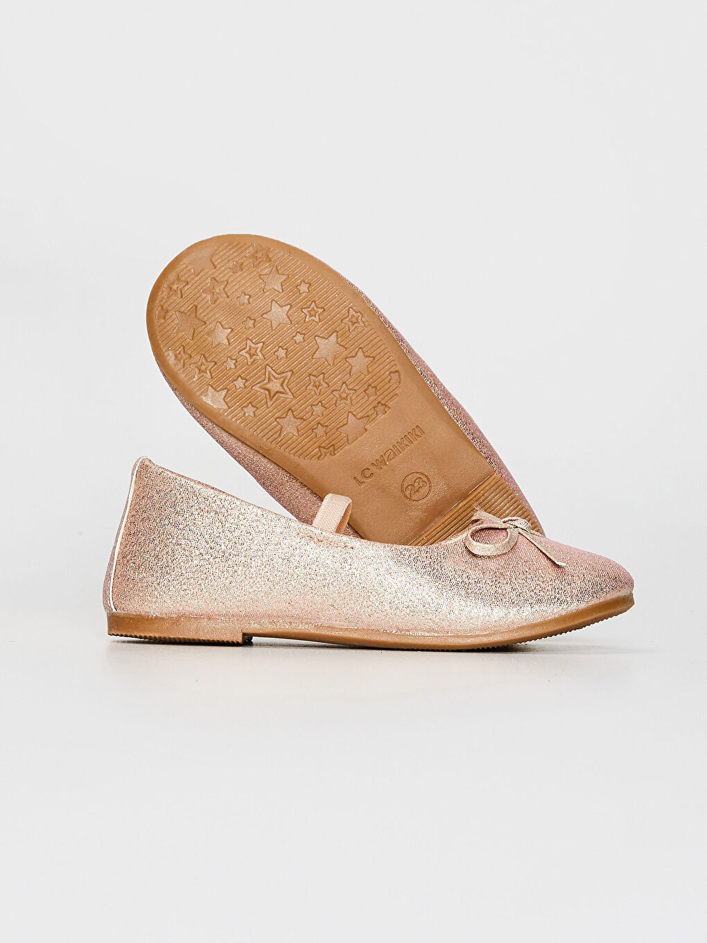 Pembe Kız Bebek Fiyonk Detaylı Babet-2