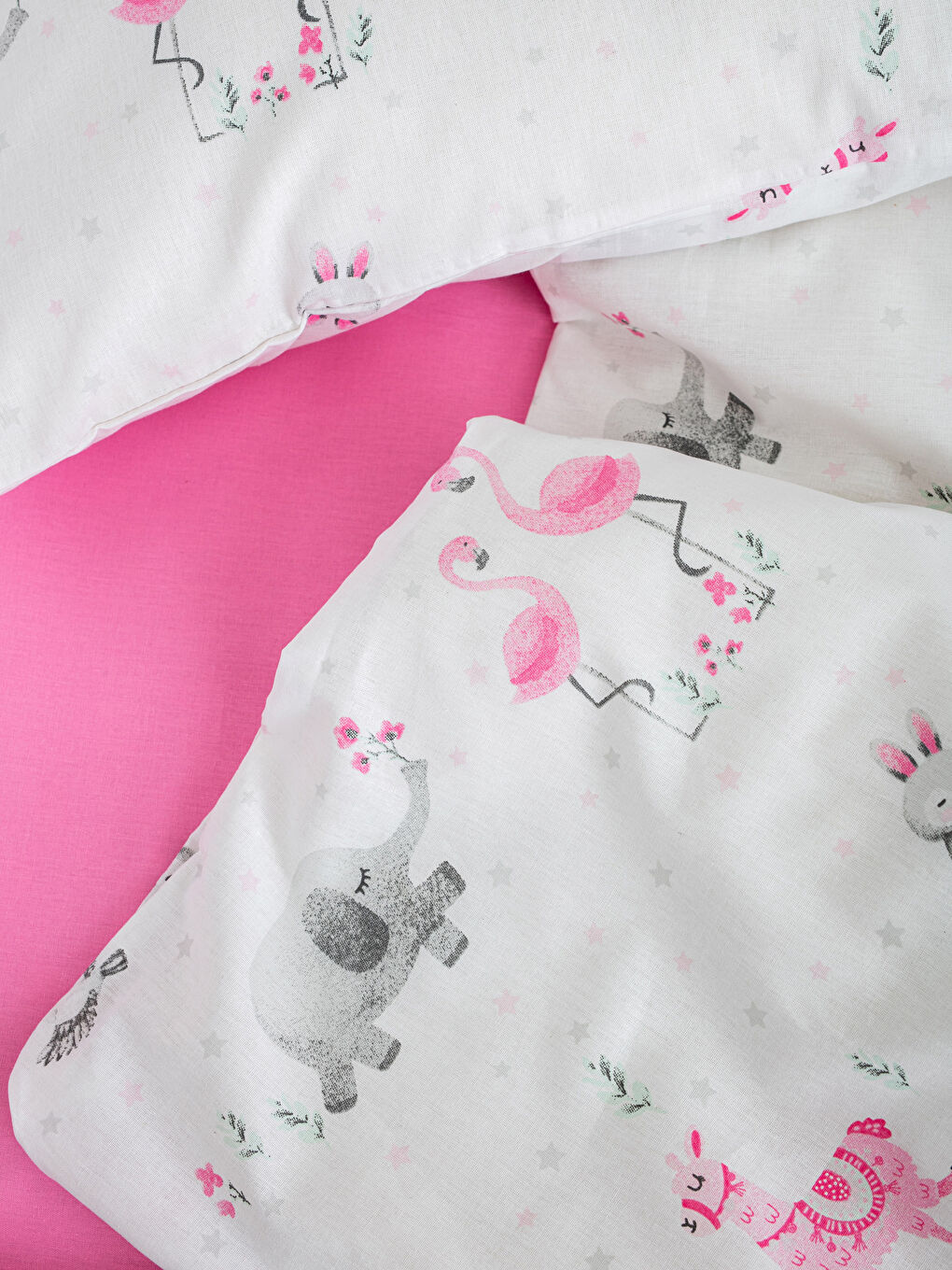 Pembe Bebek Nevresim Takımı-3