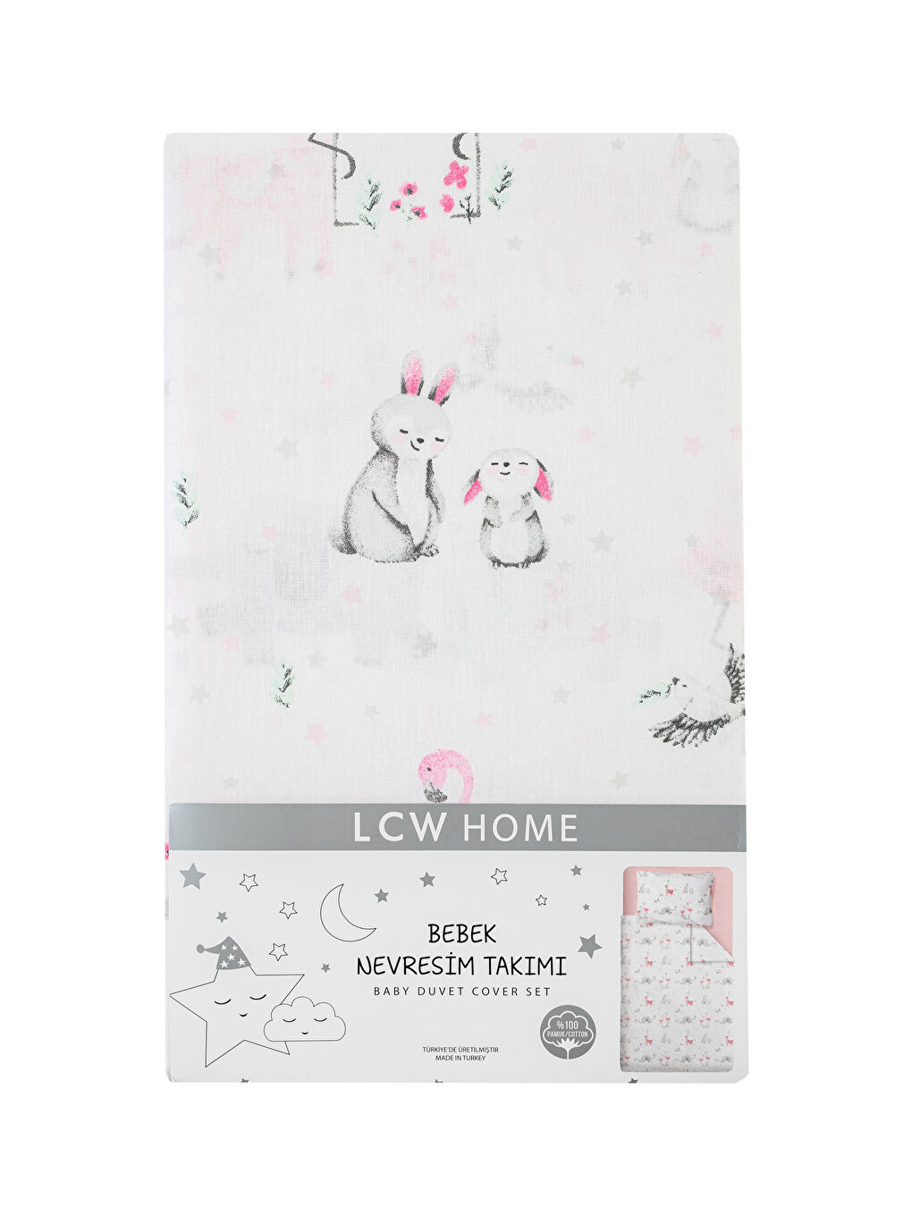 Pembe Bebek Nevresim Takımı-5