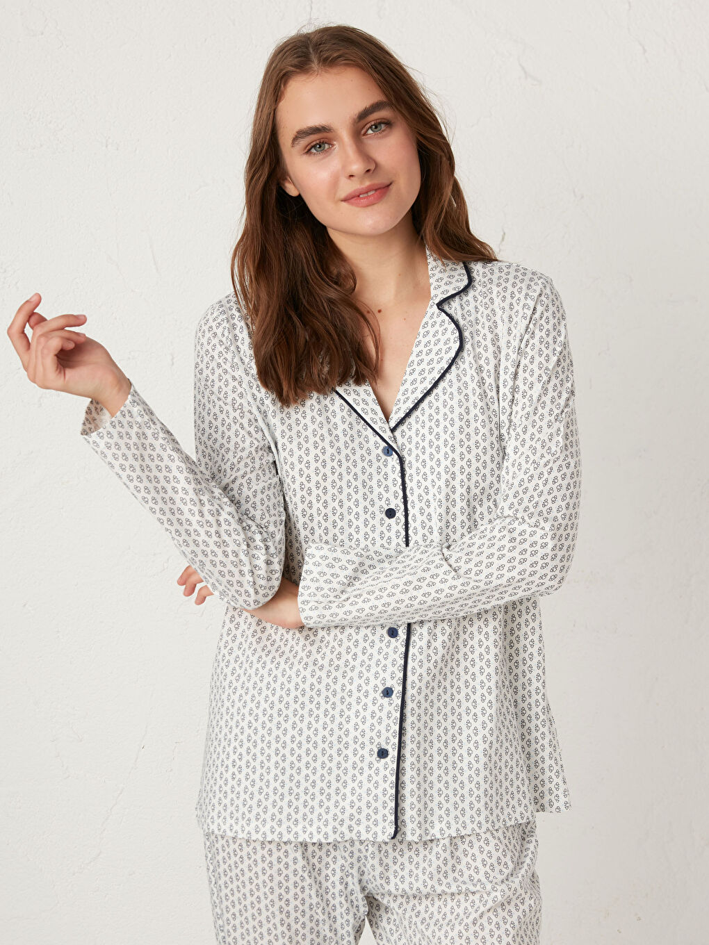 Піжамний Комплект Бавовняний З Принтом-1