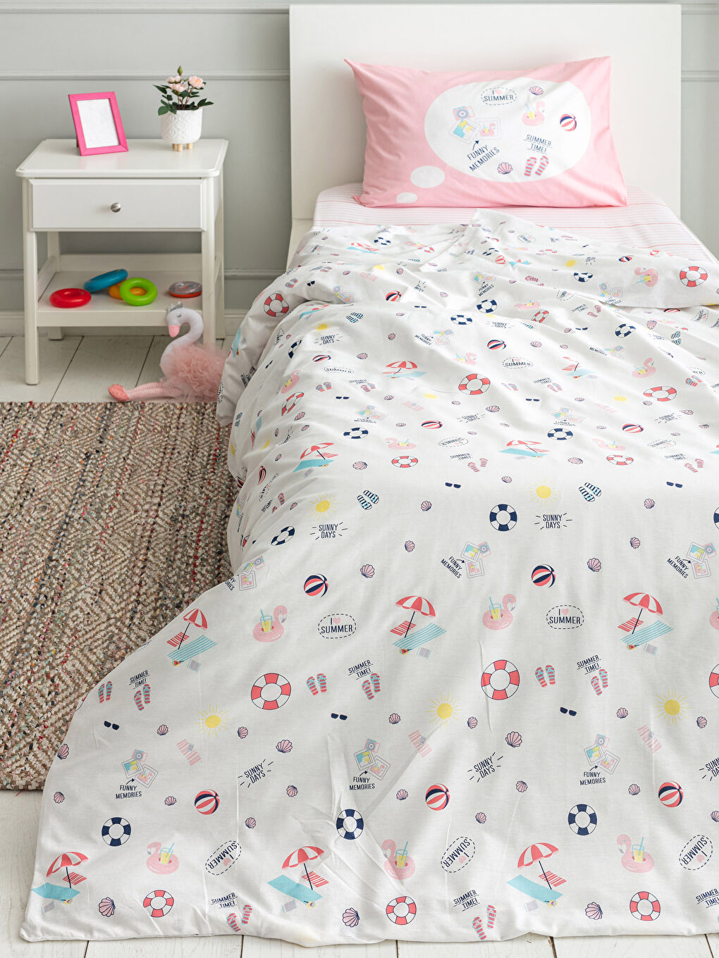 طقم أغطية لحاف للأطفال