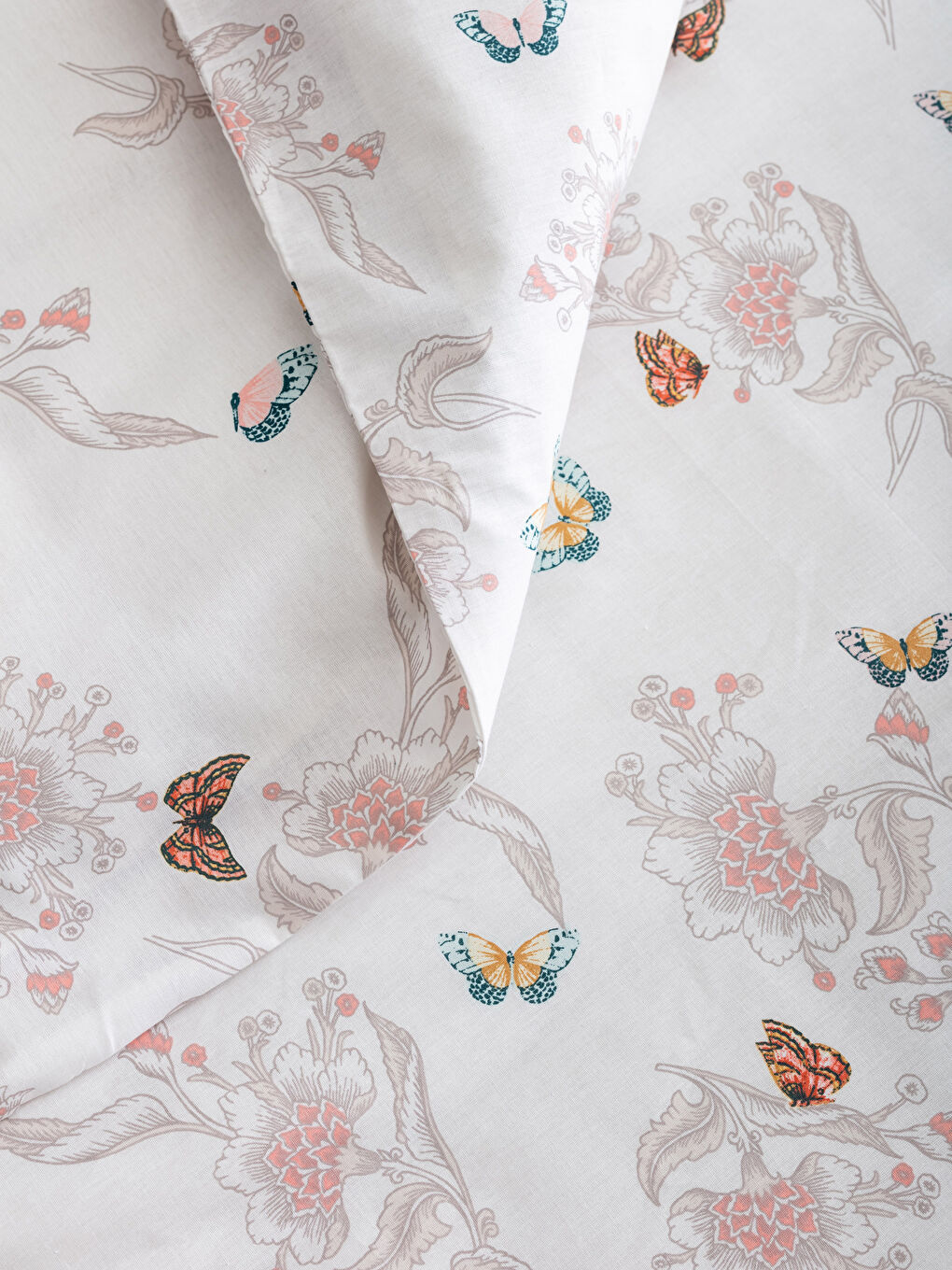 Bej Tek Kişilik Nevresim Takımı-4