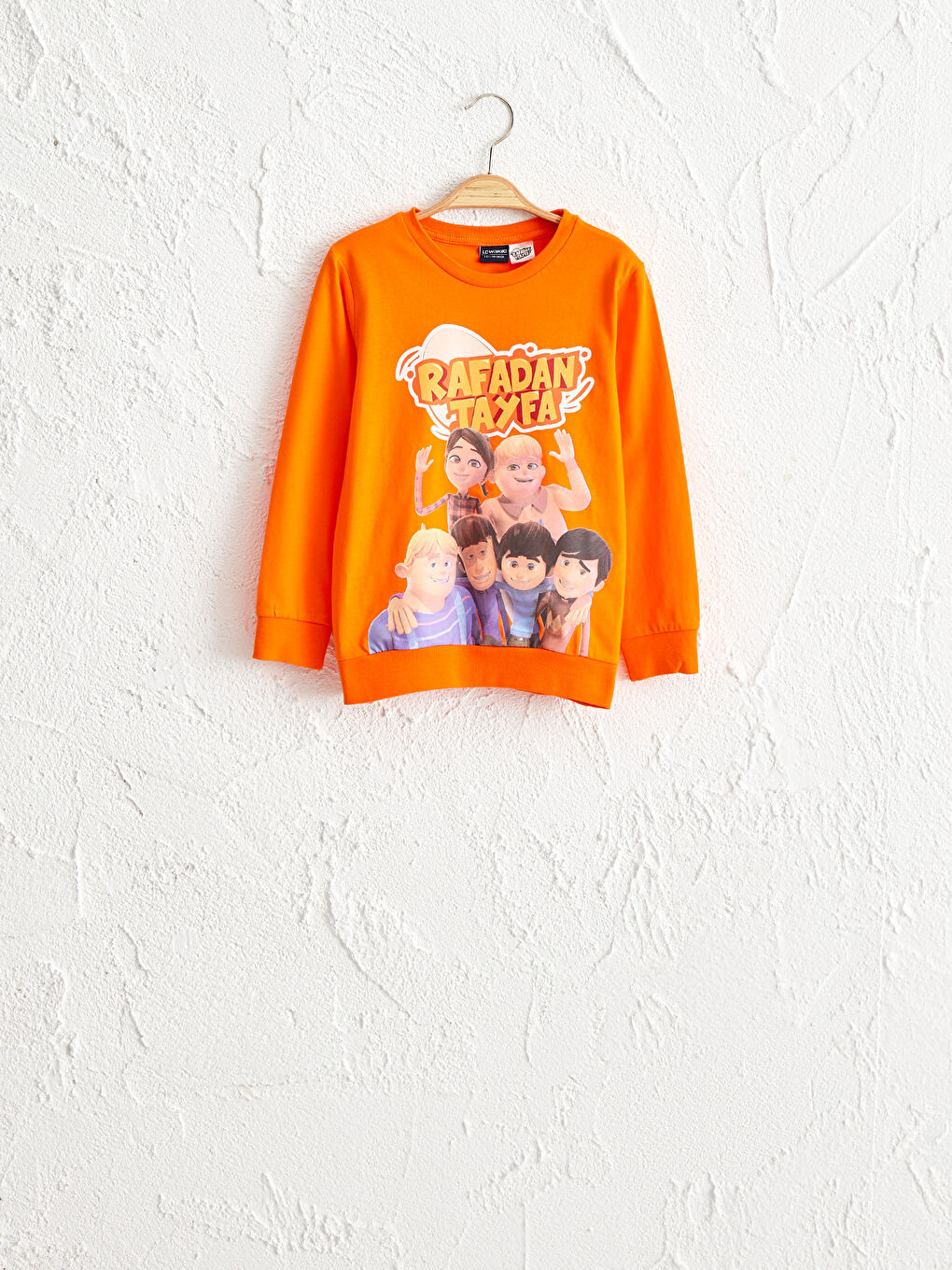 Turuncu Erkek Çocuk Rafadan Tayfa Pamuklu Tişört