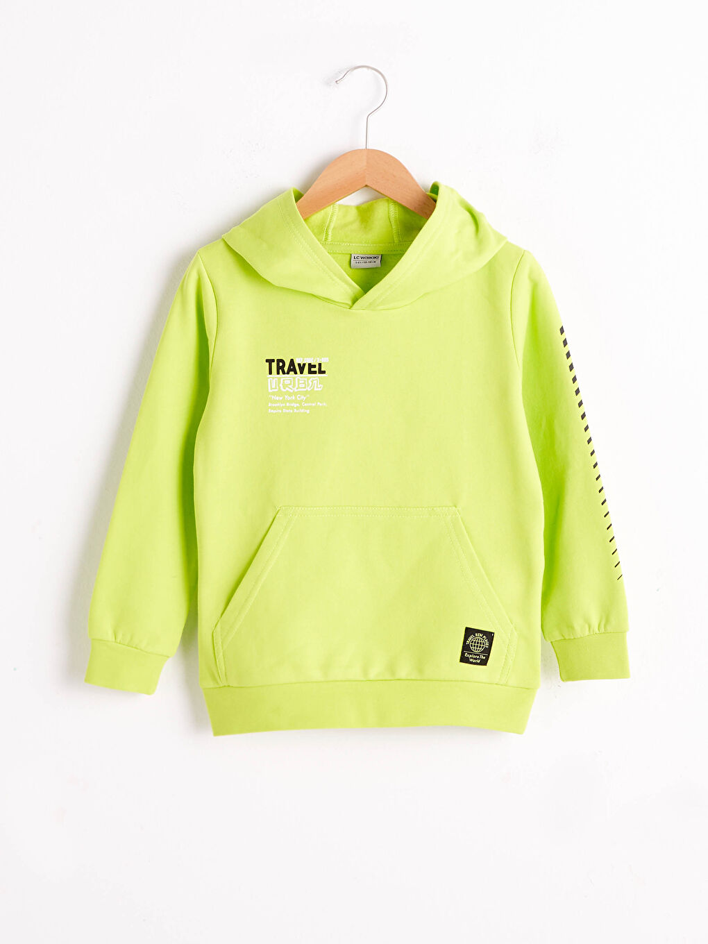 Boys' Printed Hooded Sweatshirt