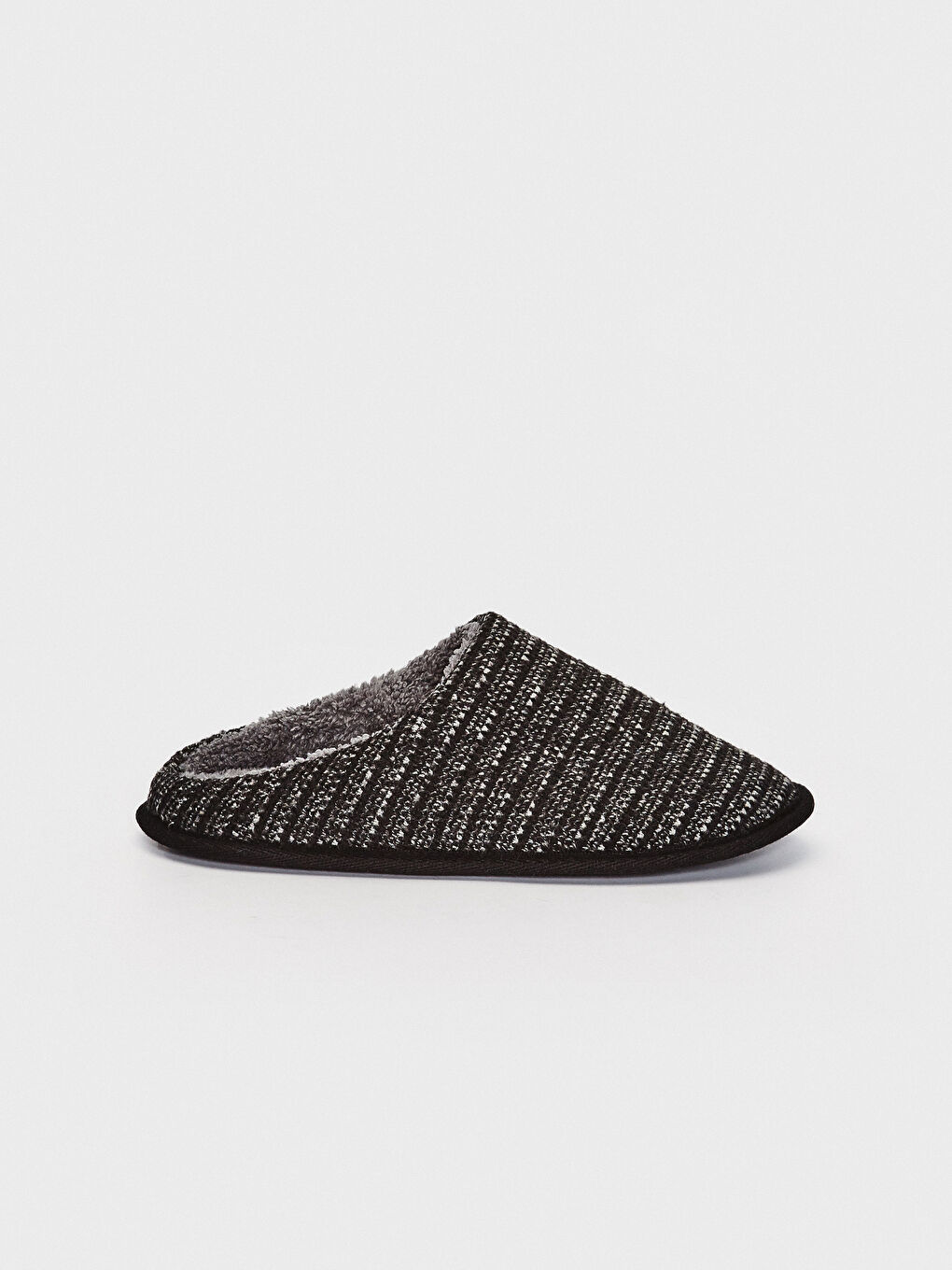 Antrasit Erkek Triko Ev Terliği-1