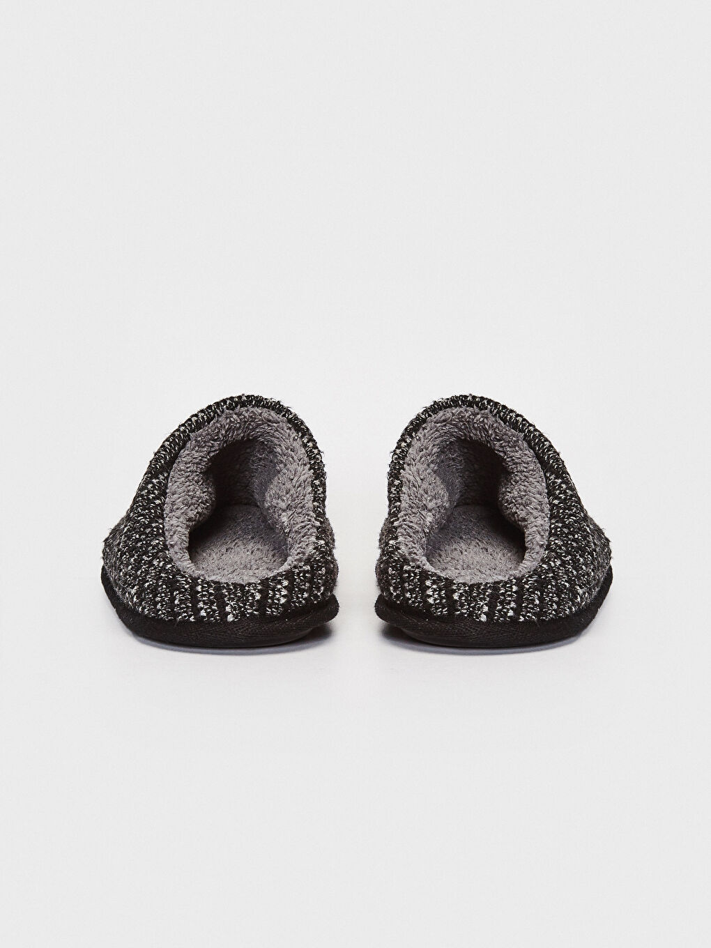 Antrasit Erkek Triko Ev Terliği-3