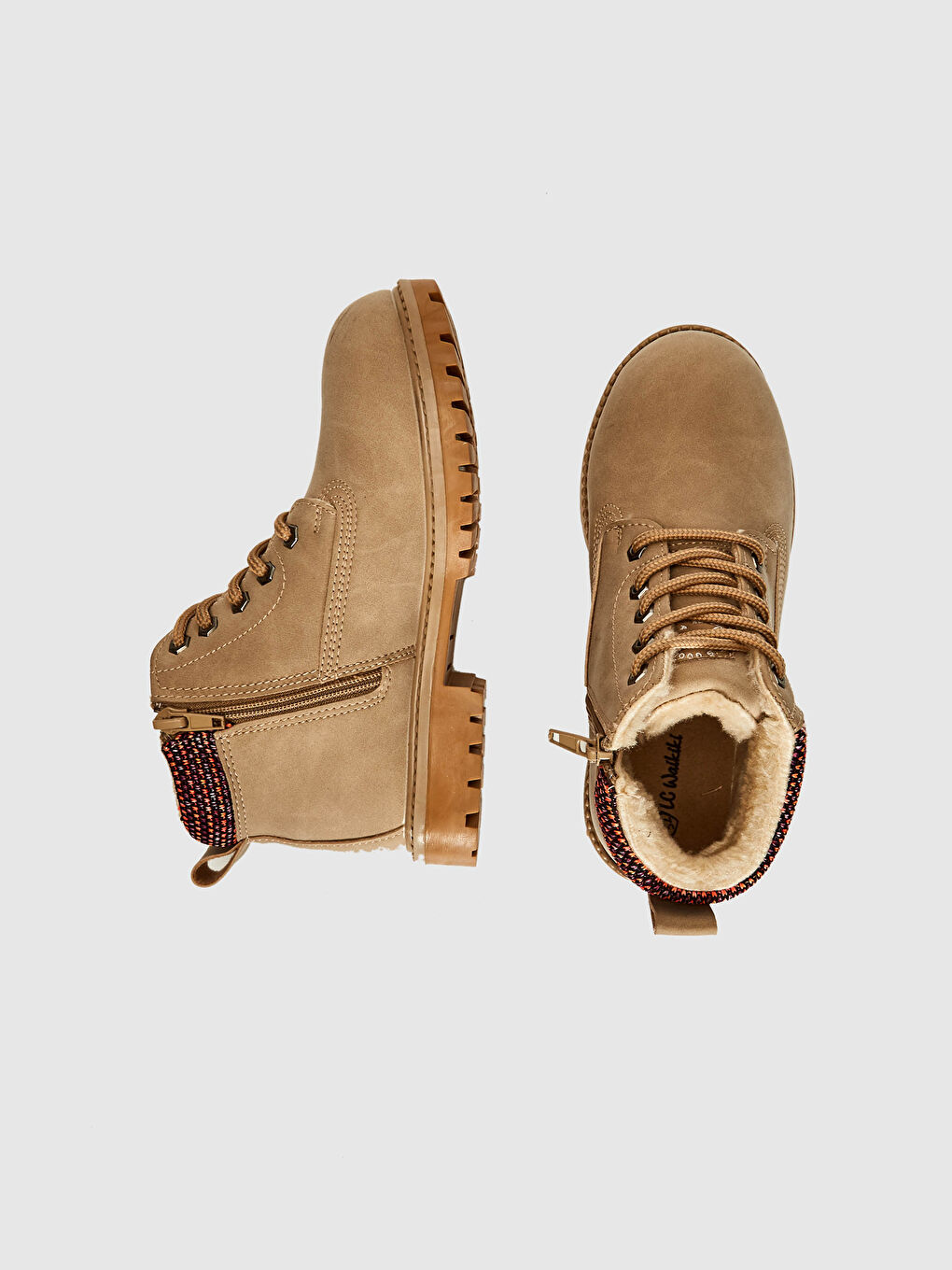 Ботинки с меховой подкладкой для девочек-2