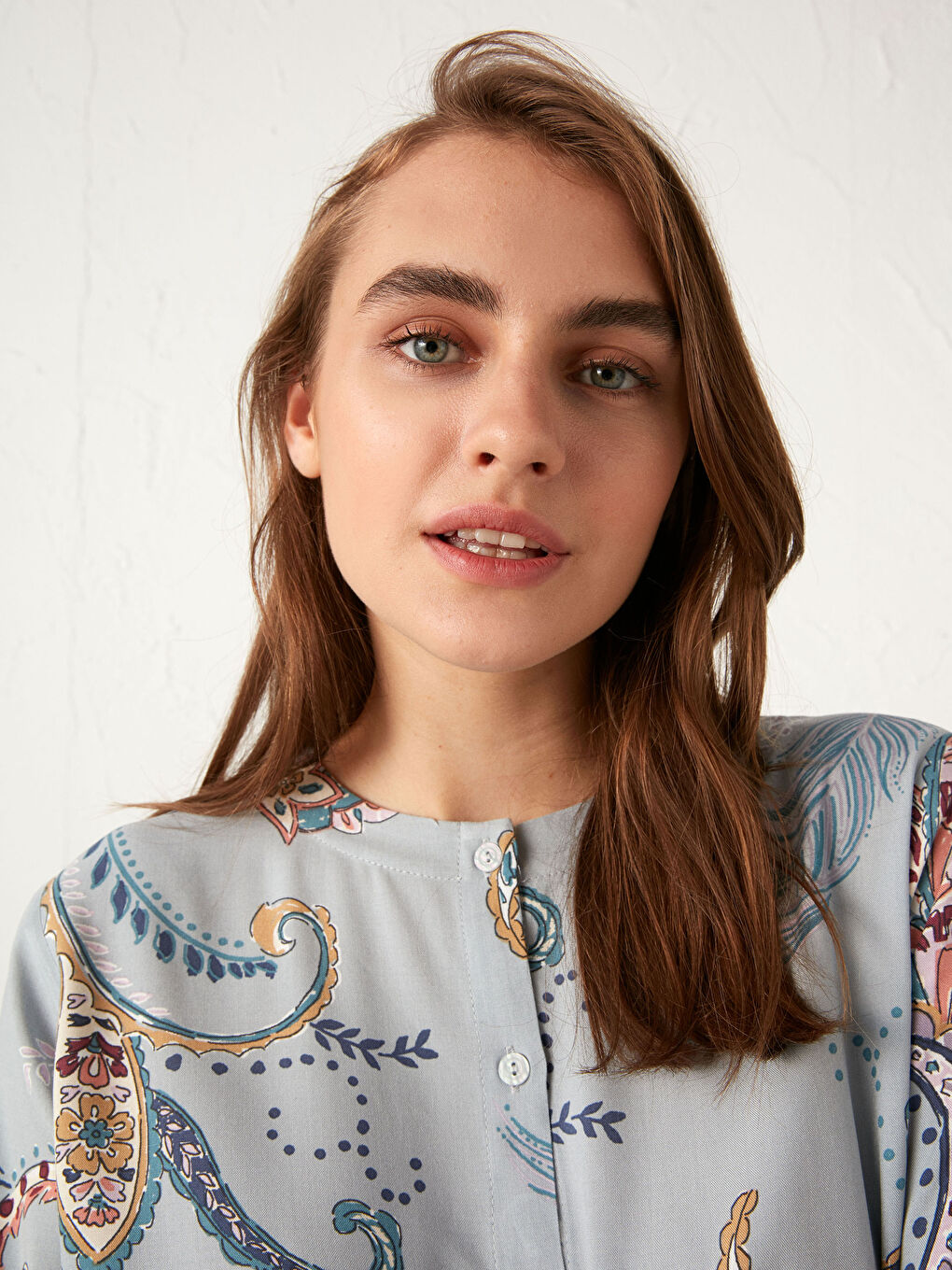 Floral Viscose Pyjamas Set-1