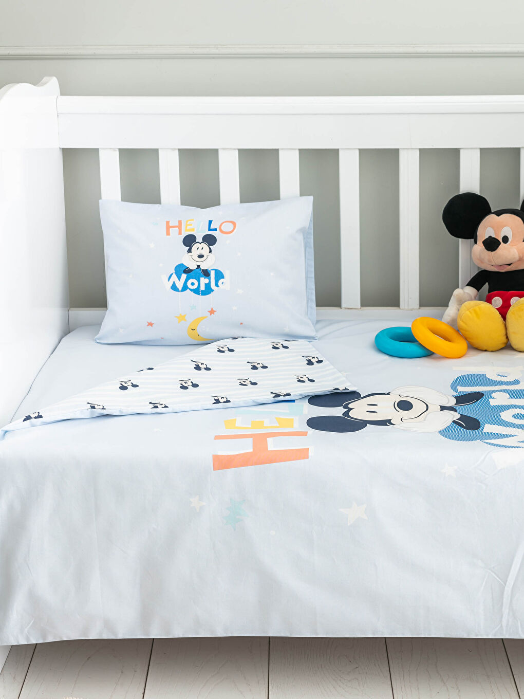 Housse de Couette Bébé Garçon Mickey Mouse Sous Licence