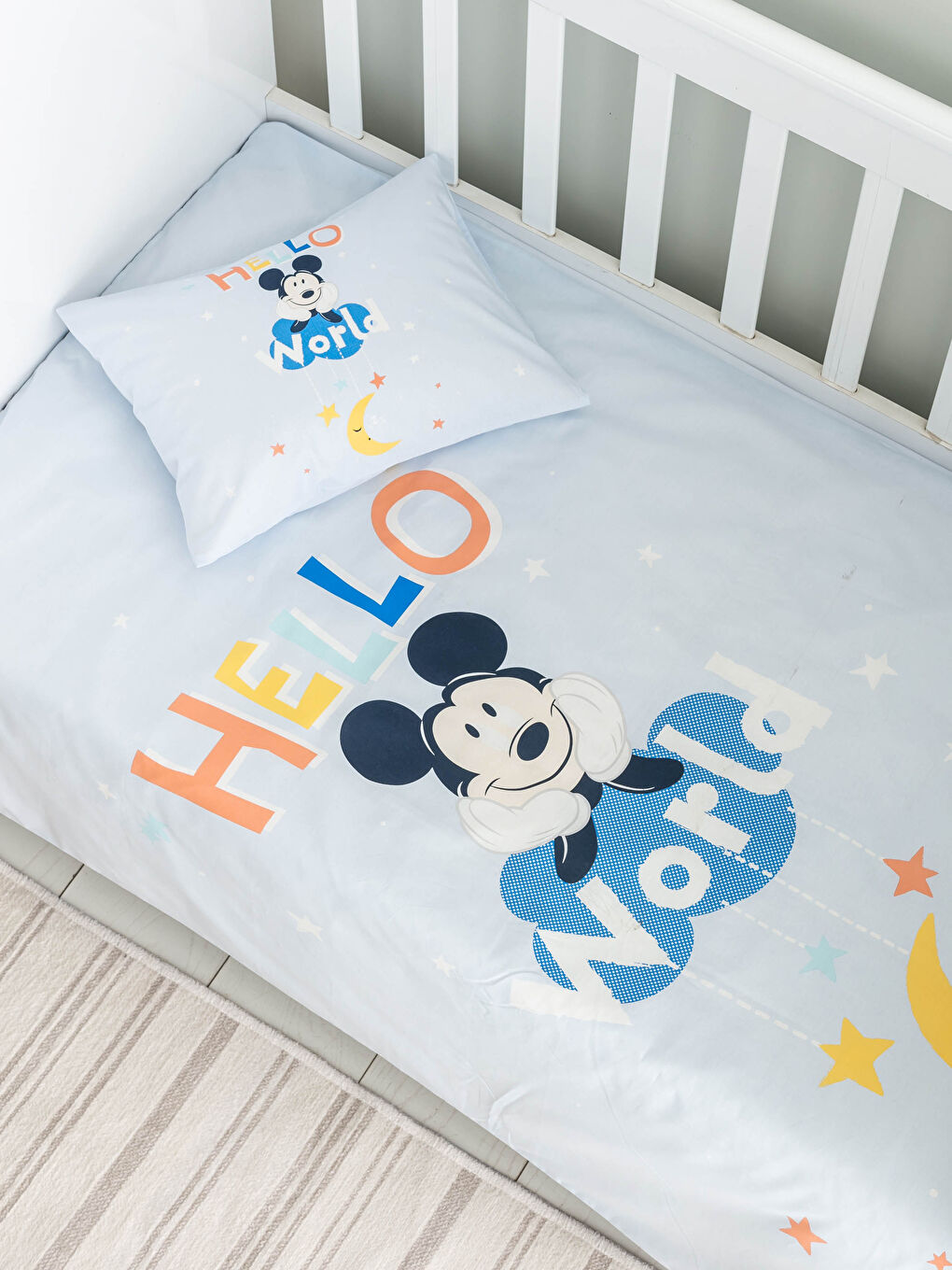 Housse de Couette Bébé Garçon Mickey Mouse Sous Licence-1