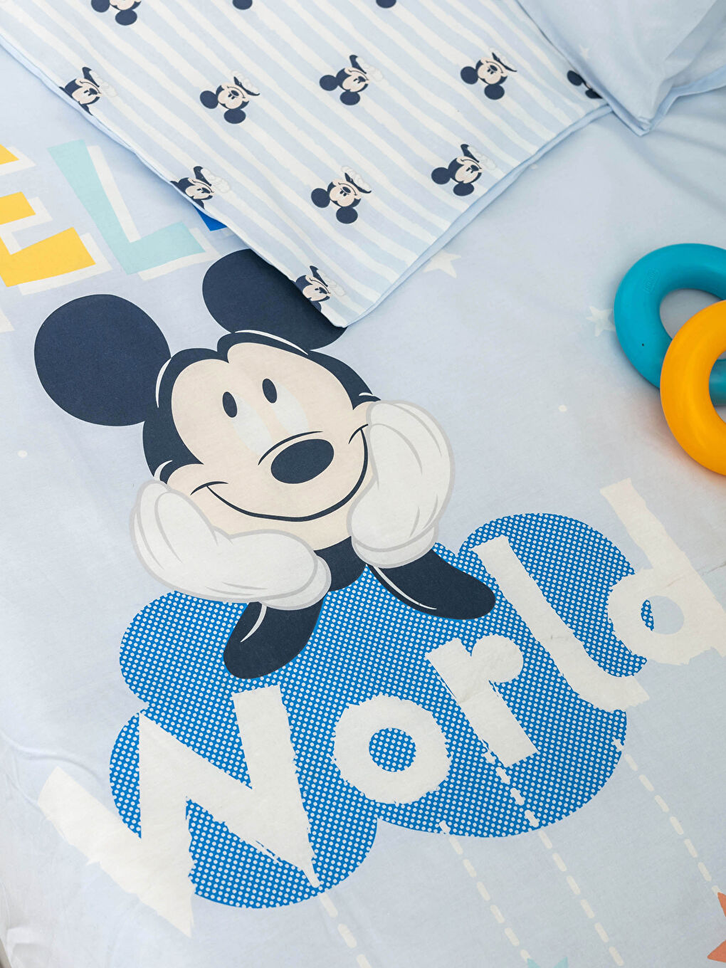 Housse de Couette Bébé Garçon Mickey Mouse Sous Licence-3