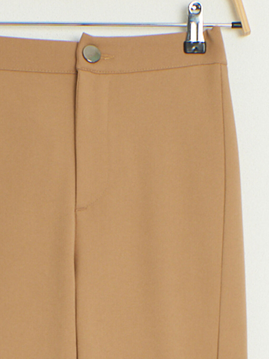 High Waist Poly Viscose Trousers-2