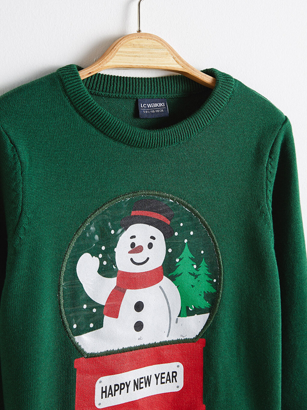 Boy's New Year Themed Lightweight Tricot Jumper-2