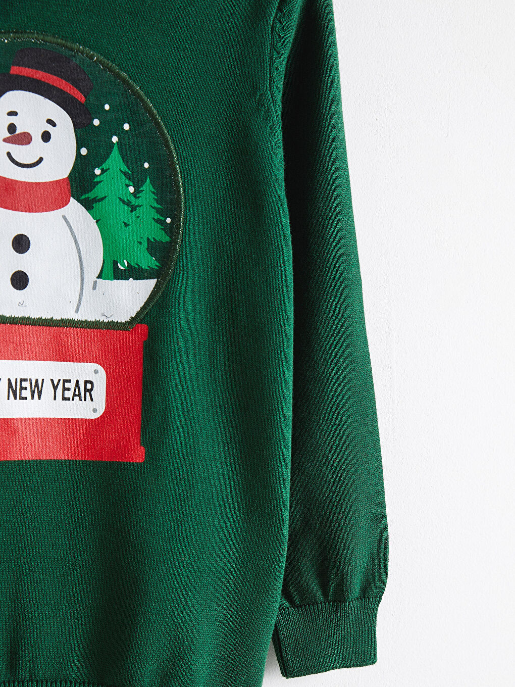 Boy's New Year Themed Lightweight Tricot Jumper-3
