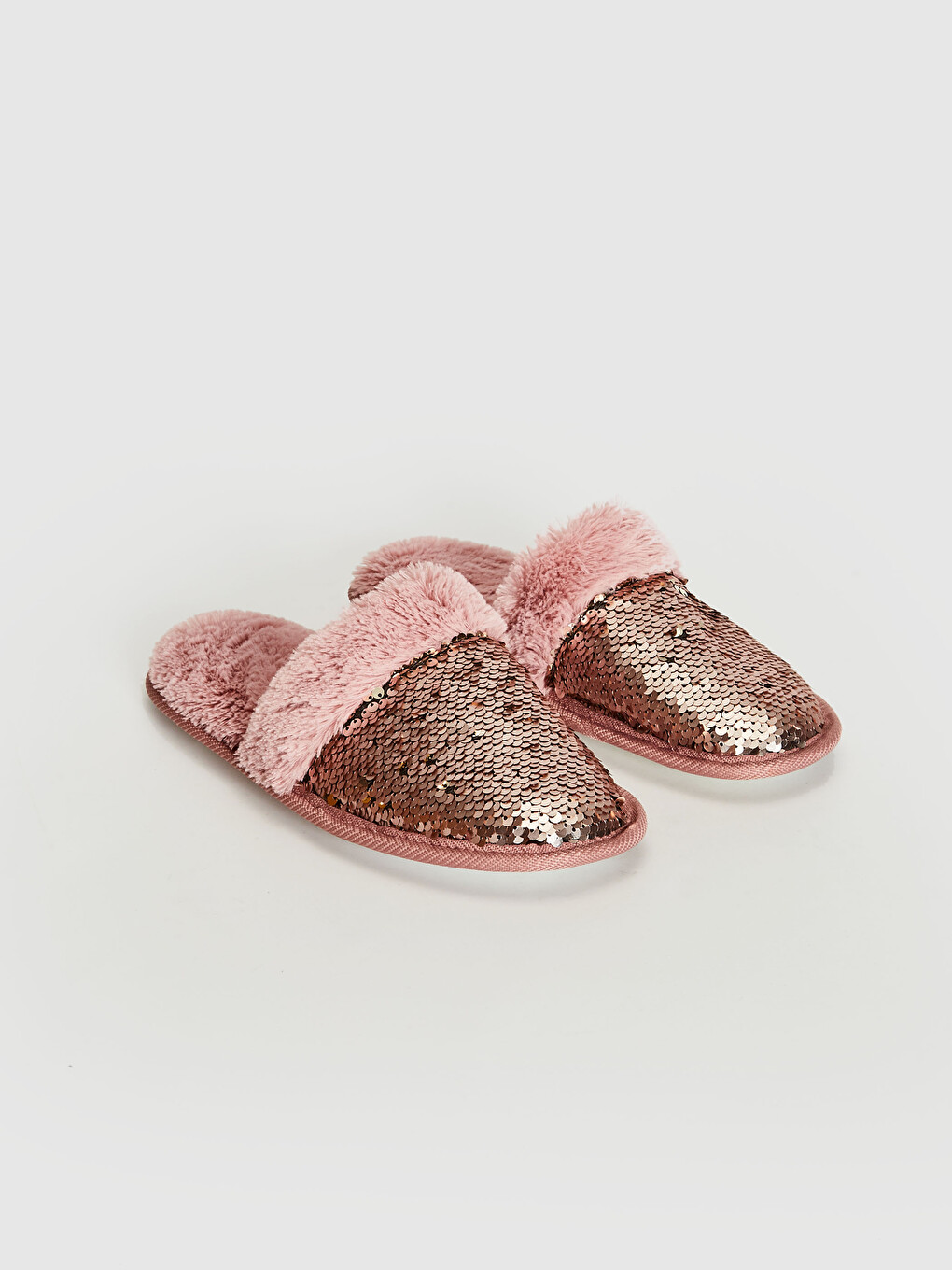 Shiny Sequin House Slippers