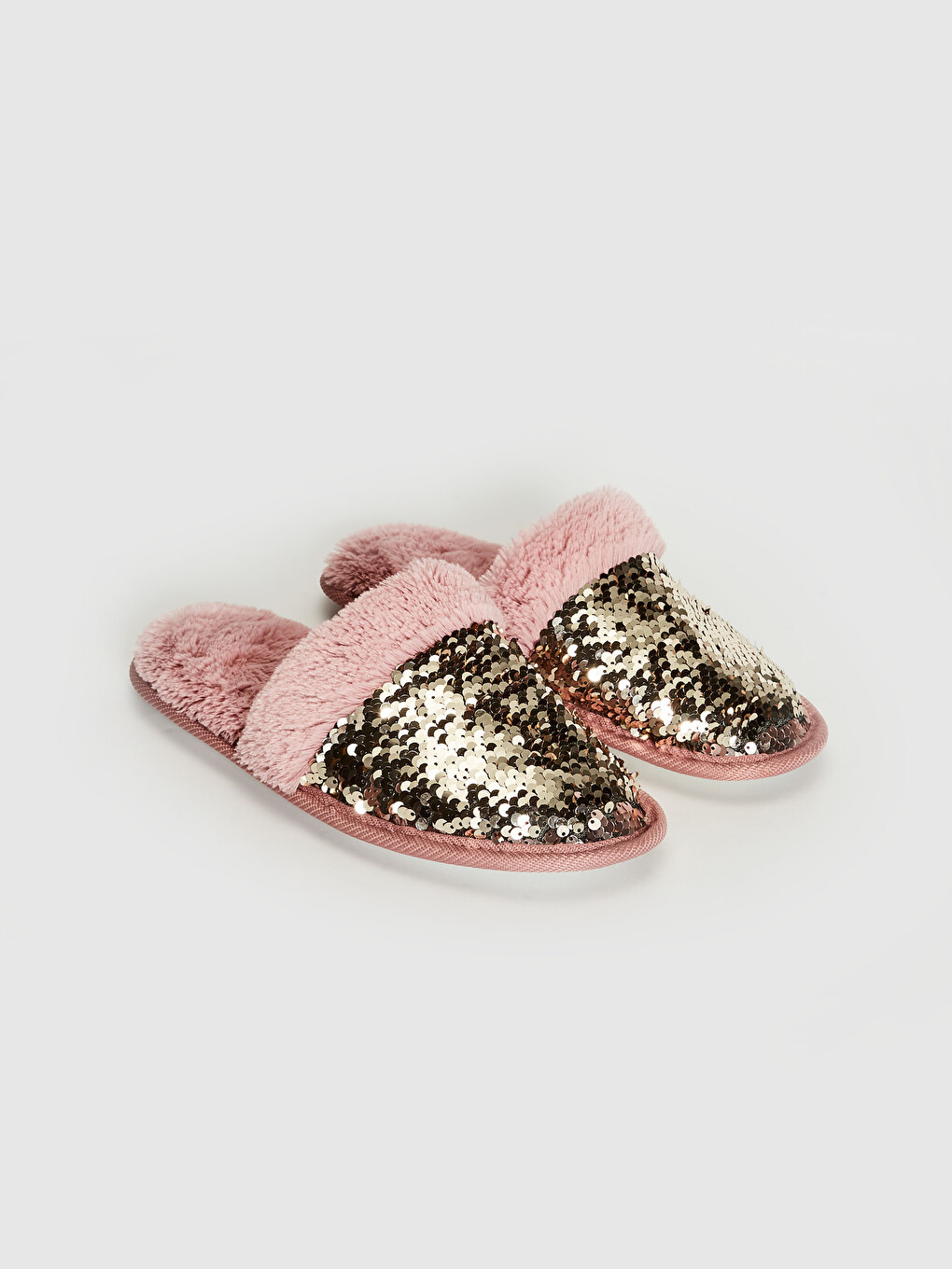 Shiny Sequin House Slippers-2
