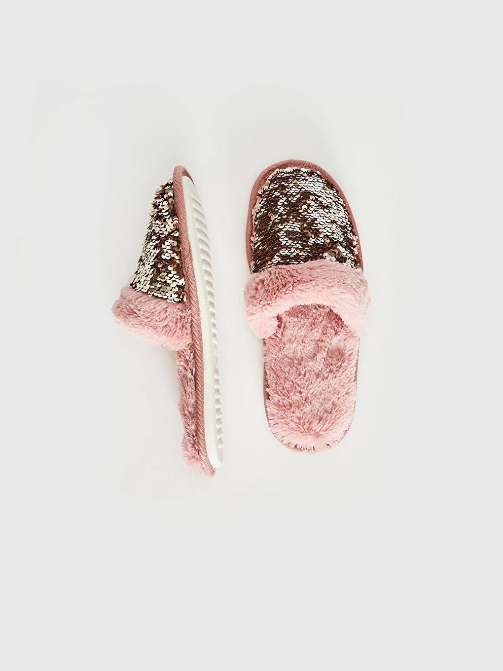 Shiny Sequin House Slippers-3