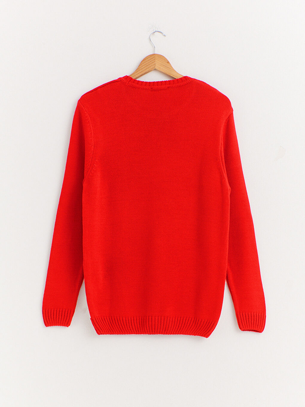 Men Crew Neck New Year Themed Knitwear Sweater-1