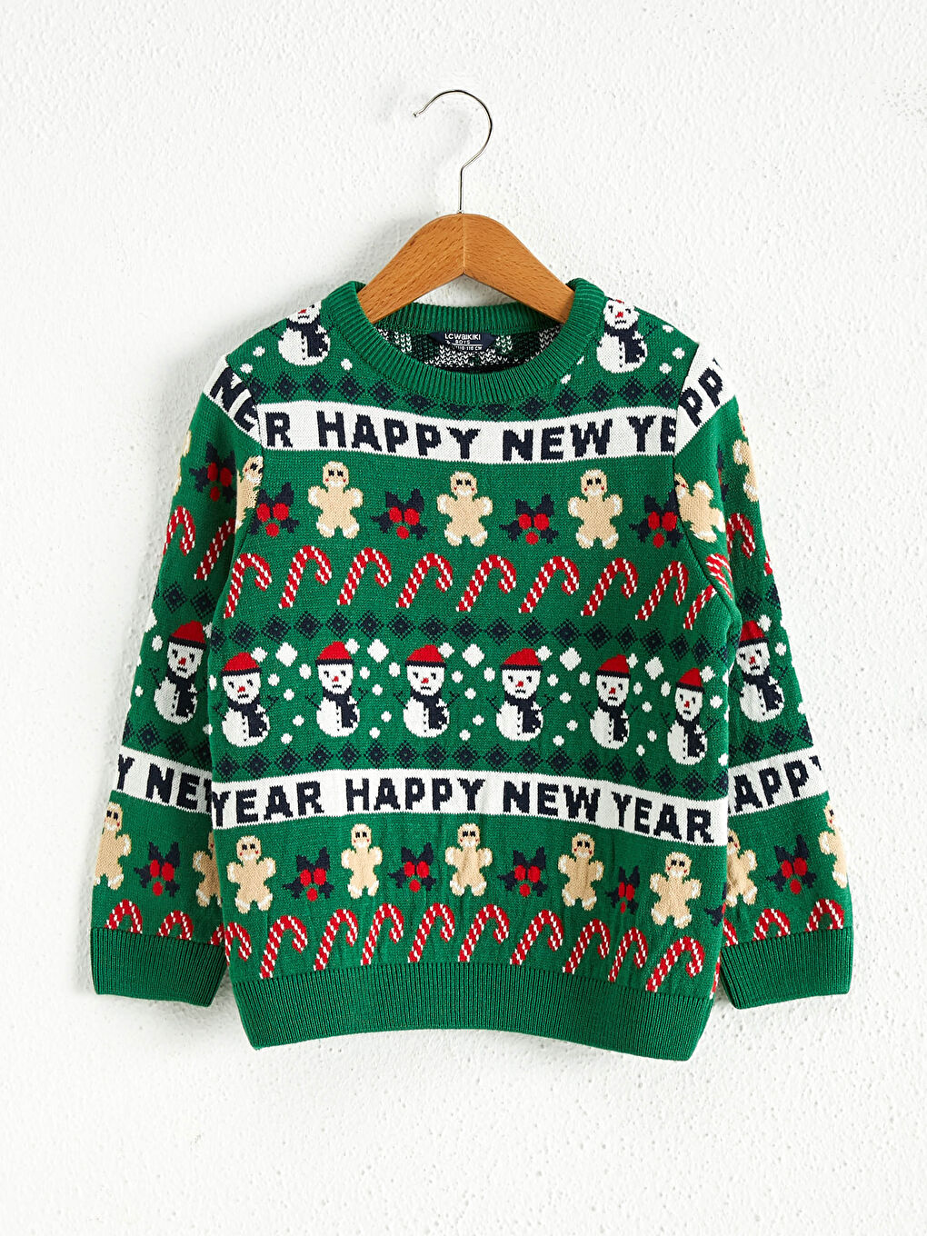 Boy's New Year Themed Tricot Jumper