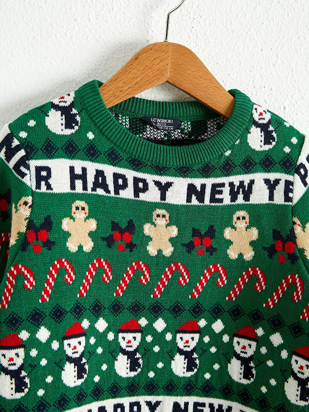 Boy's New Year Themed Tricot Jumper-2
