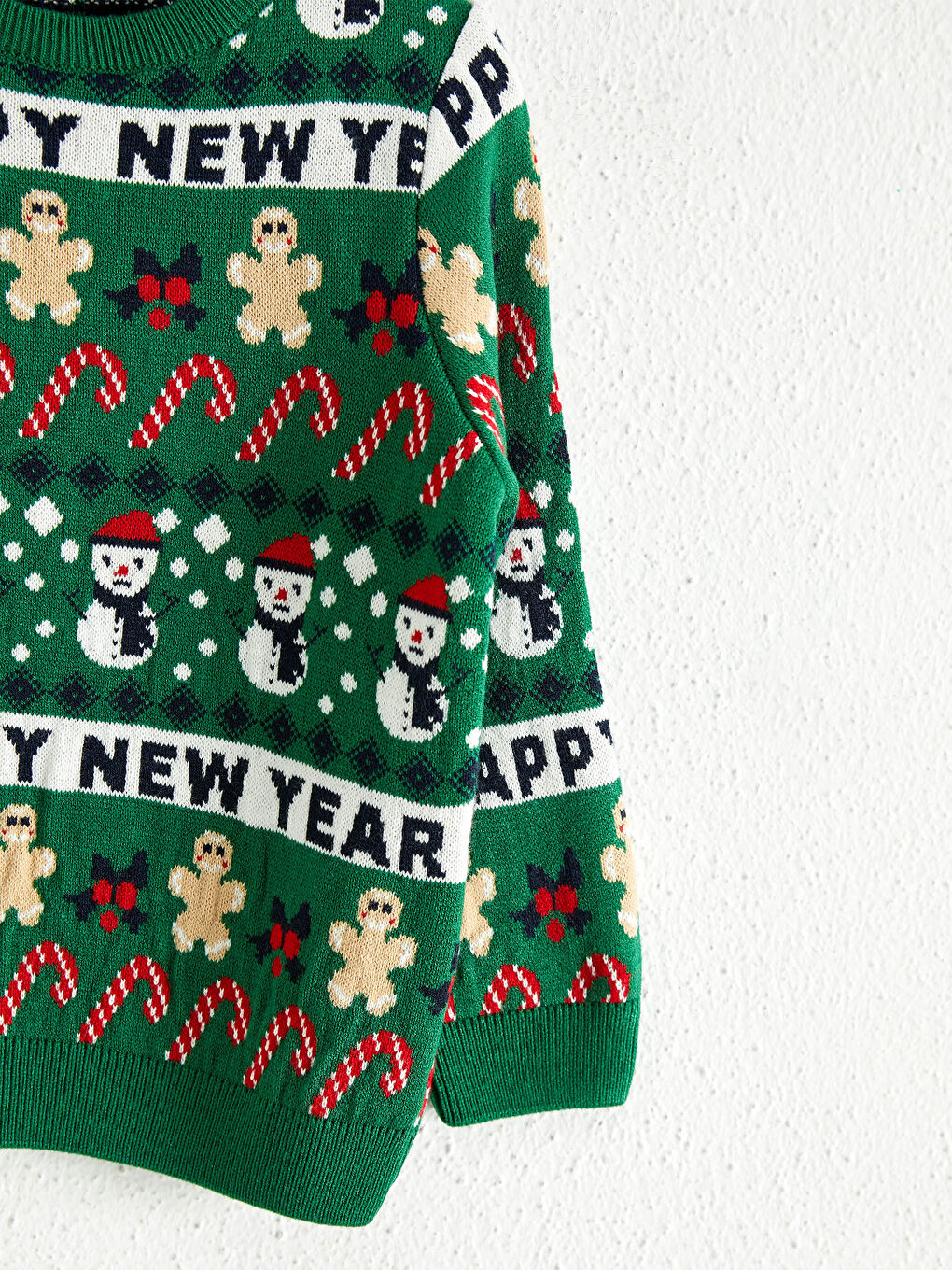 Boy's New Year Themed Tricot Jumper-3