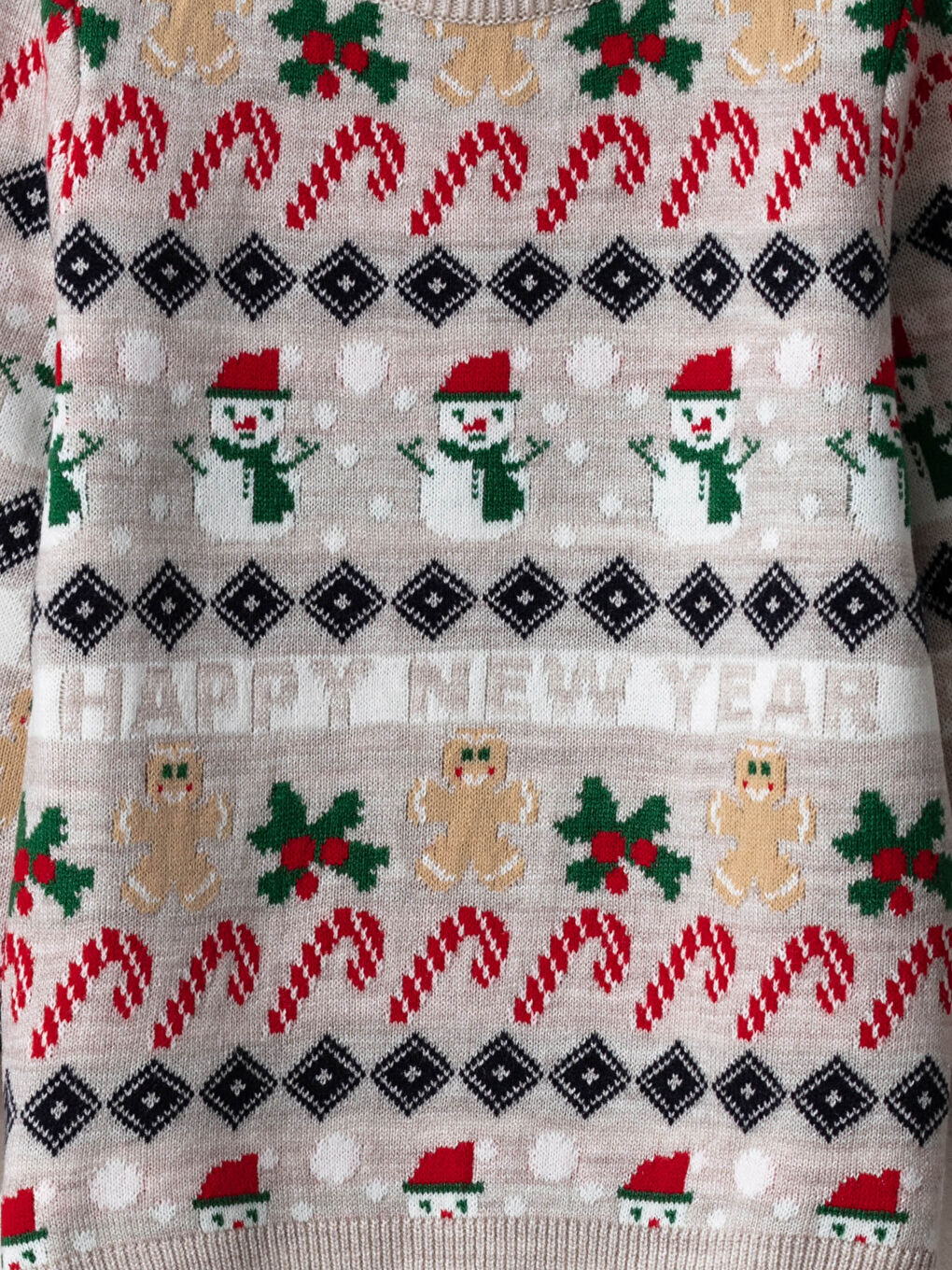 Pulover Tricot Gros Tematic de Anul Nou pentru Fete-2