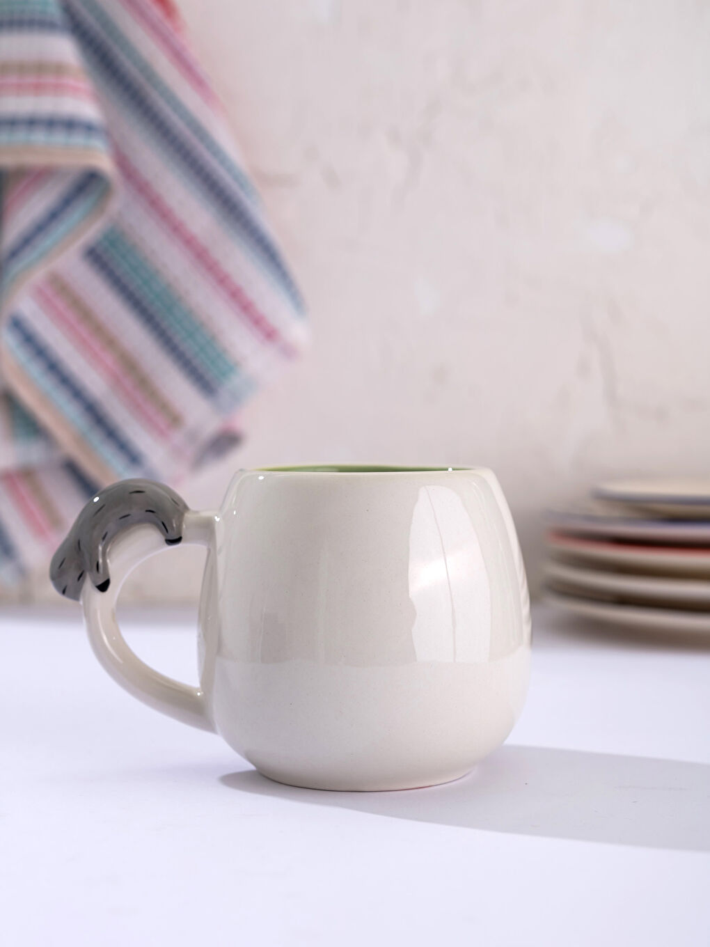 LCW HOME Letter Printed Meerkat Figured Ceramic Mug -0WBE77Z8-F9C