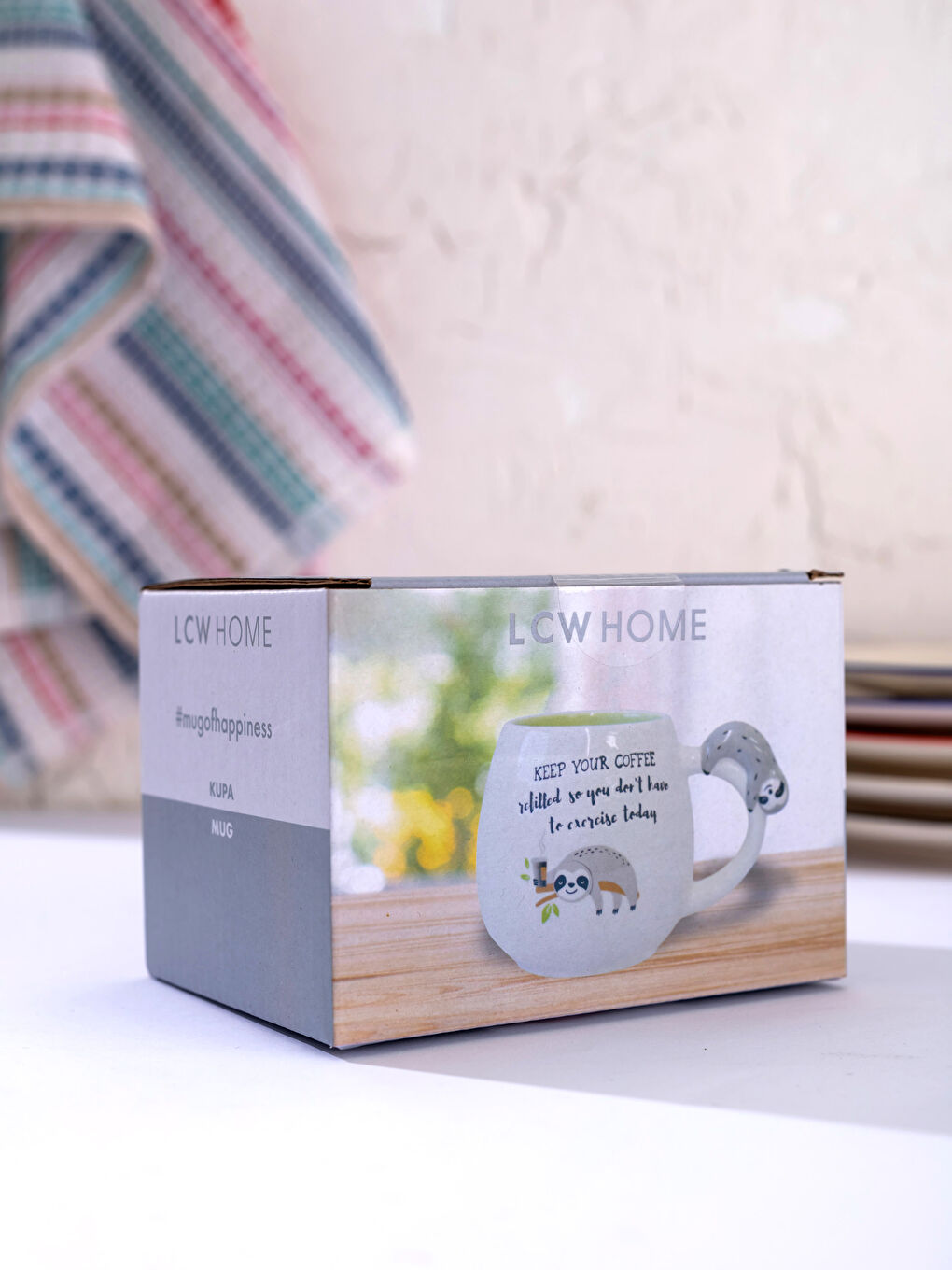 LCW HOME Letter Printed Meerkat Figured Ceramic Mug -0WBE77Z8-F9C