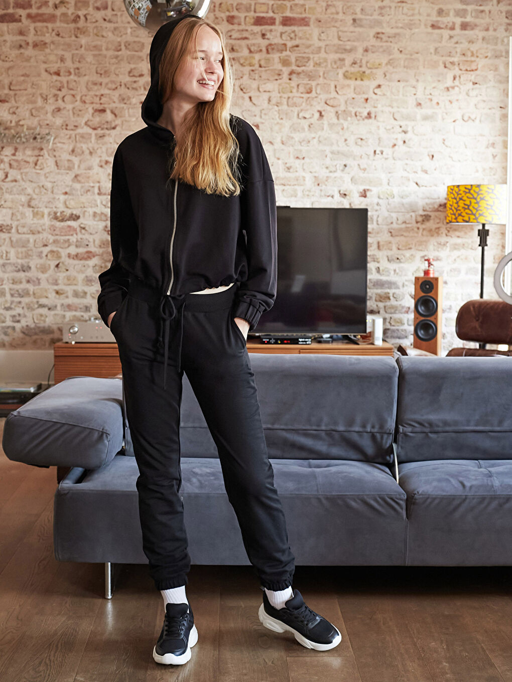 Elastic Waist Jogger Sweatpants