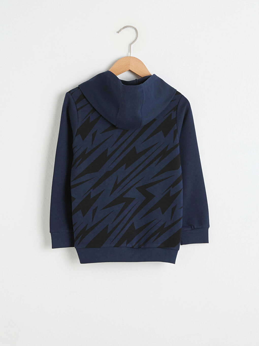 Толстовка с капюшоном с принтом для мальчиков-1