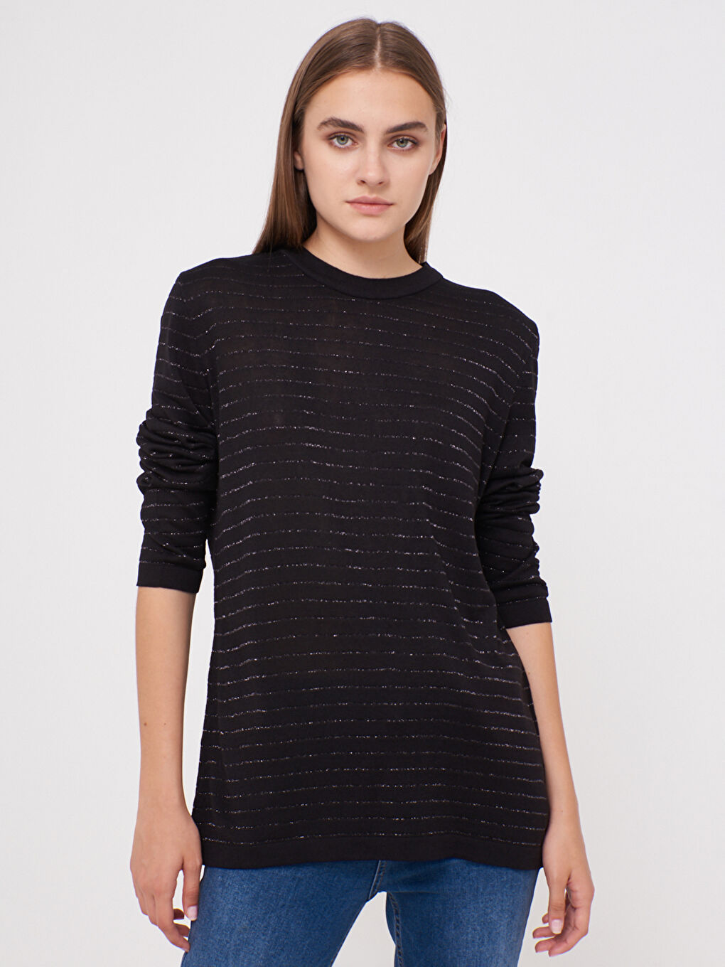 Striped Viscose T-Shirt