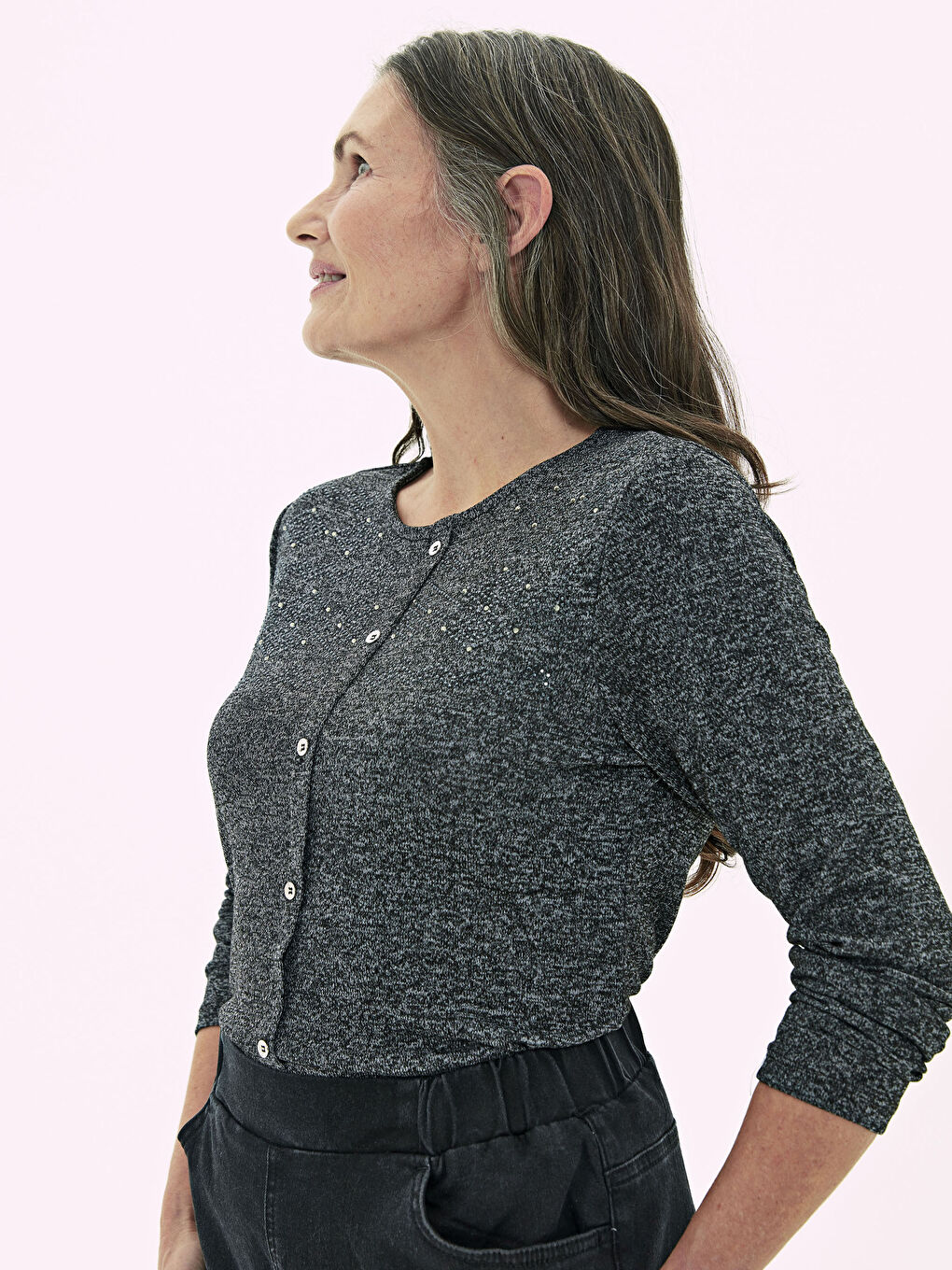 T-shirt Boutonné à Motifs-4