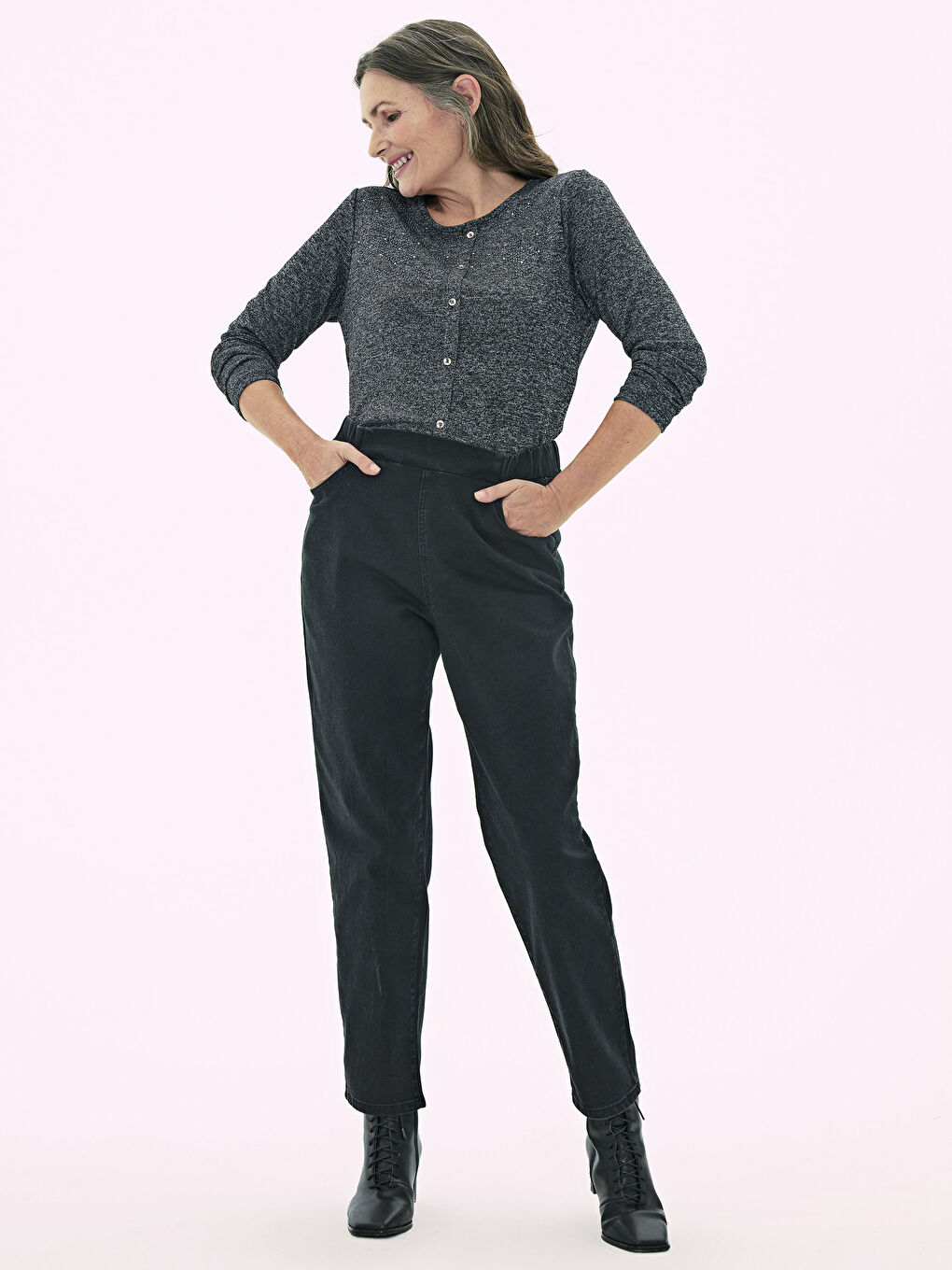 T-shirt Boutonné à Motifs-6