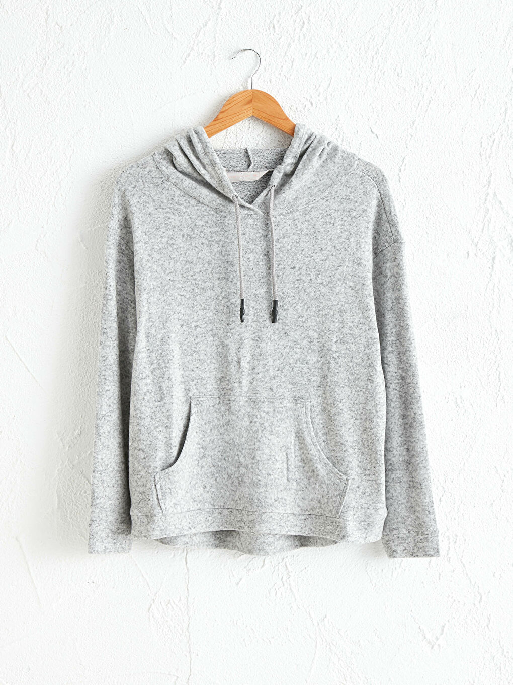 Soft-Texture Pajama Top With Hood