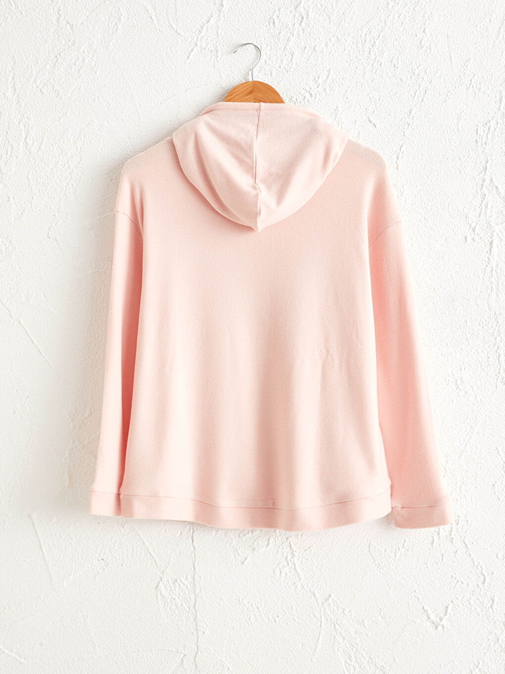 Soft-Texture Pajama Top With Hood-1