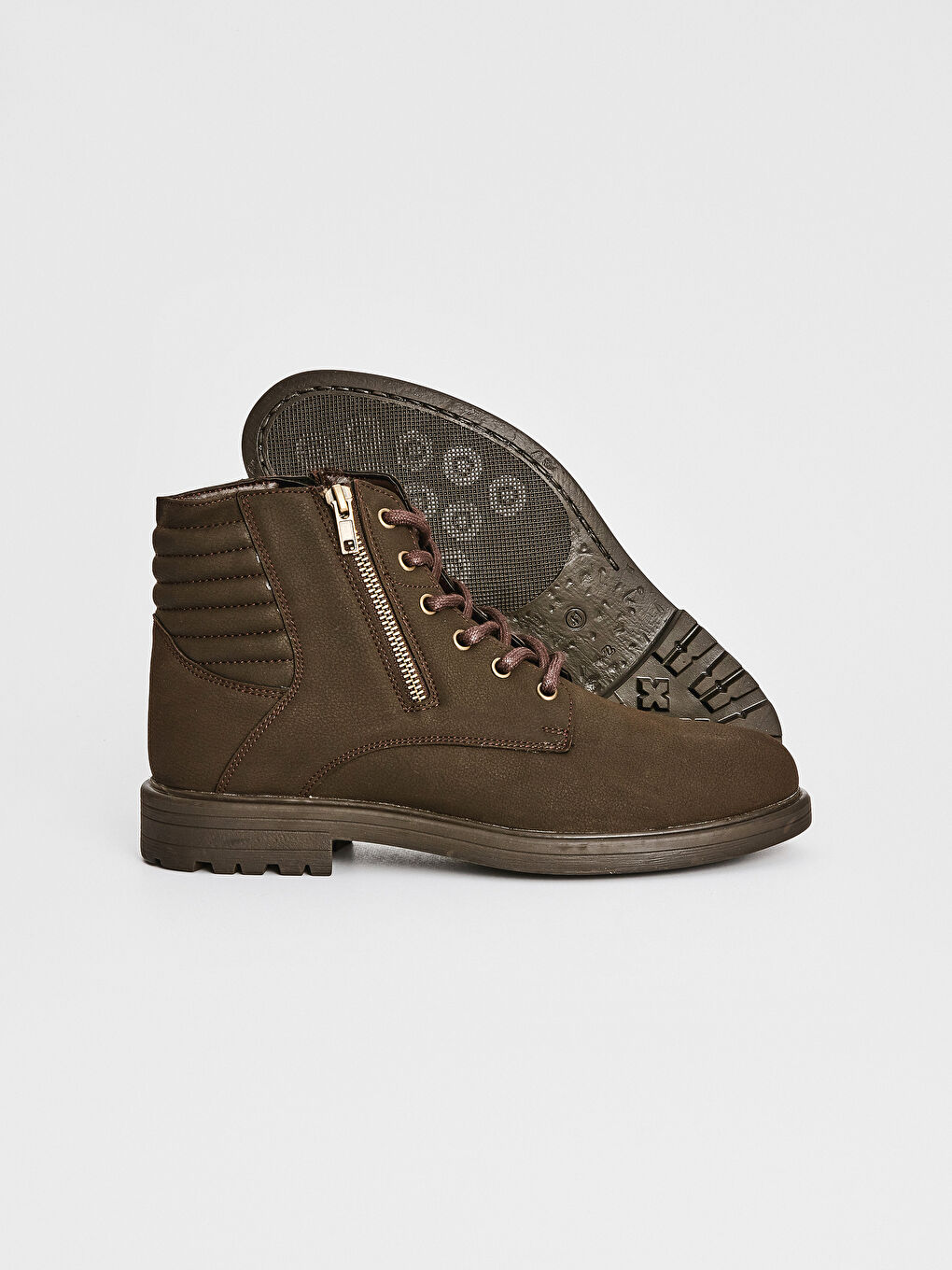 Kahverengi Erkek Bilek Boy Süet Bot-2