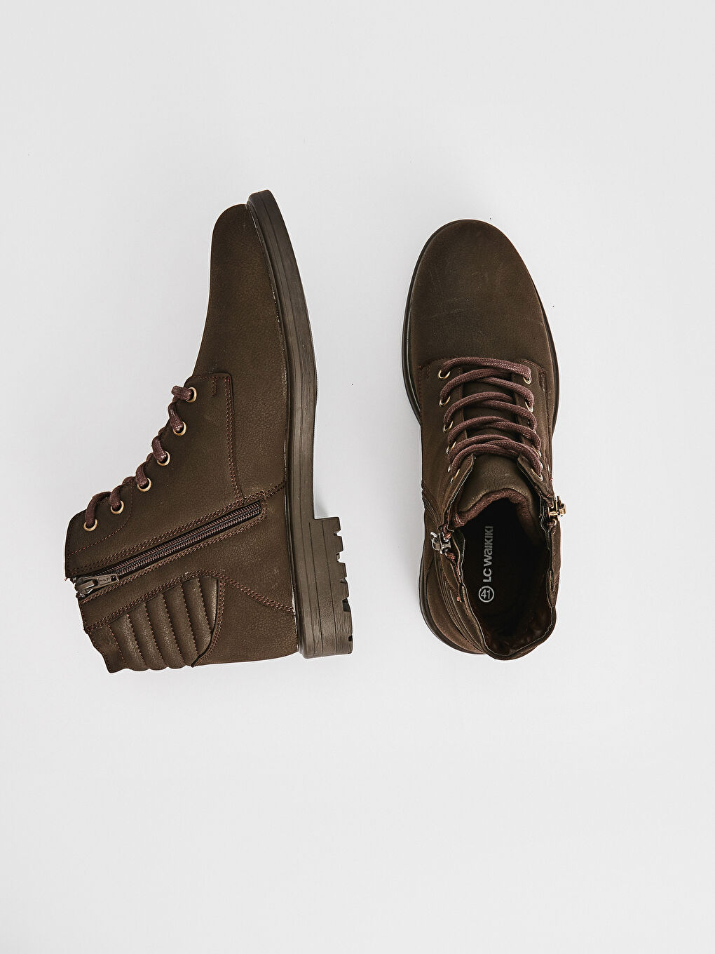 Kahverengi Erkek Bilek Boy Süet Bot-3