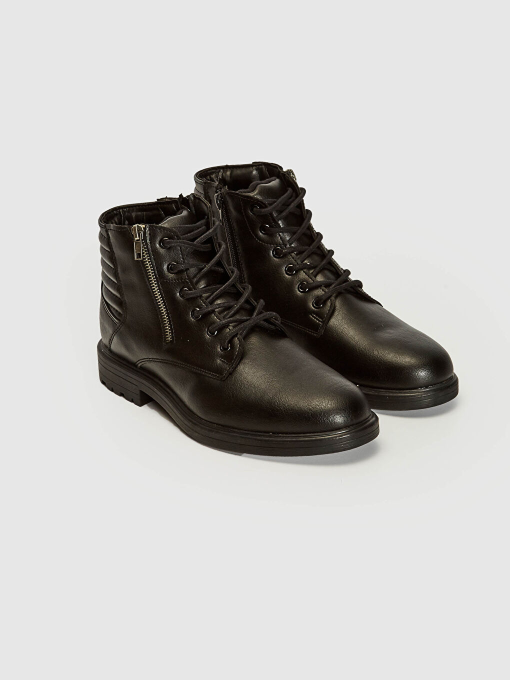 Siyah Erkek Bilek Boy Süet Bot-1