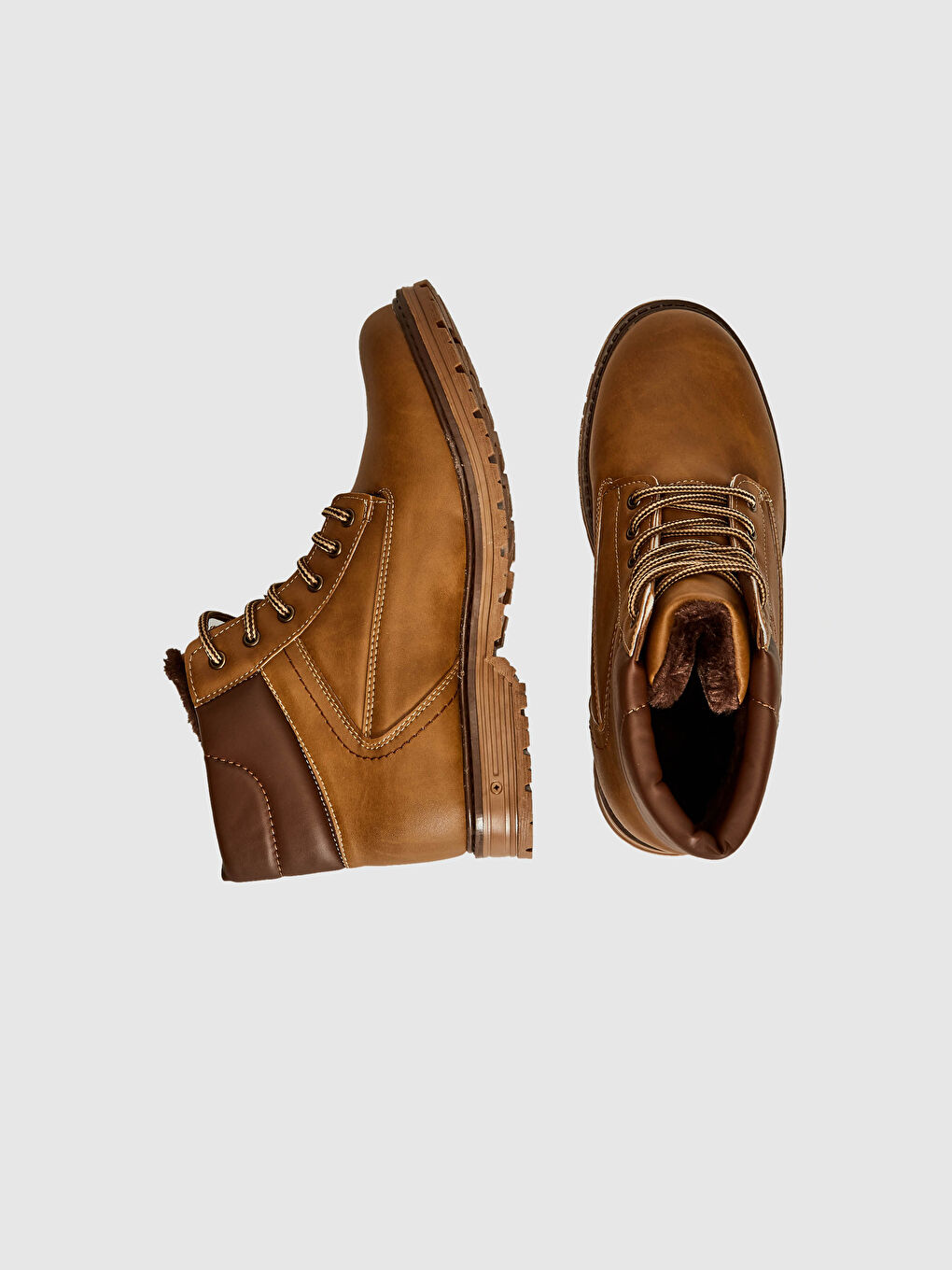 Bej Erkek Bağcıklı Bot-2