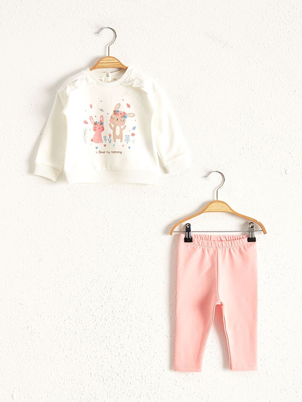 Sweat-Shirt et Pantalon pour Bébé Fille