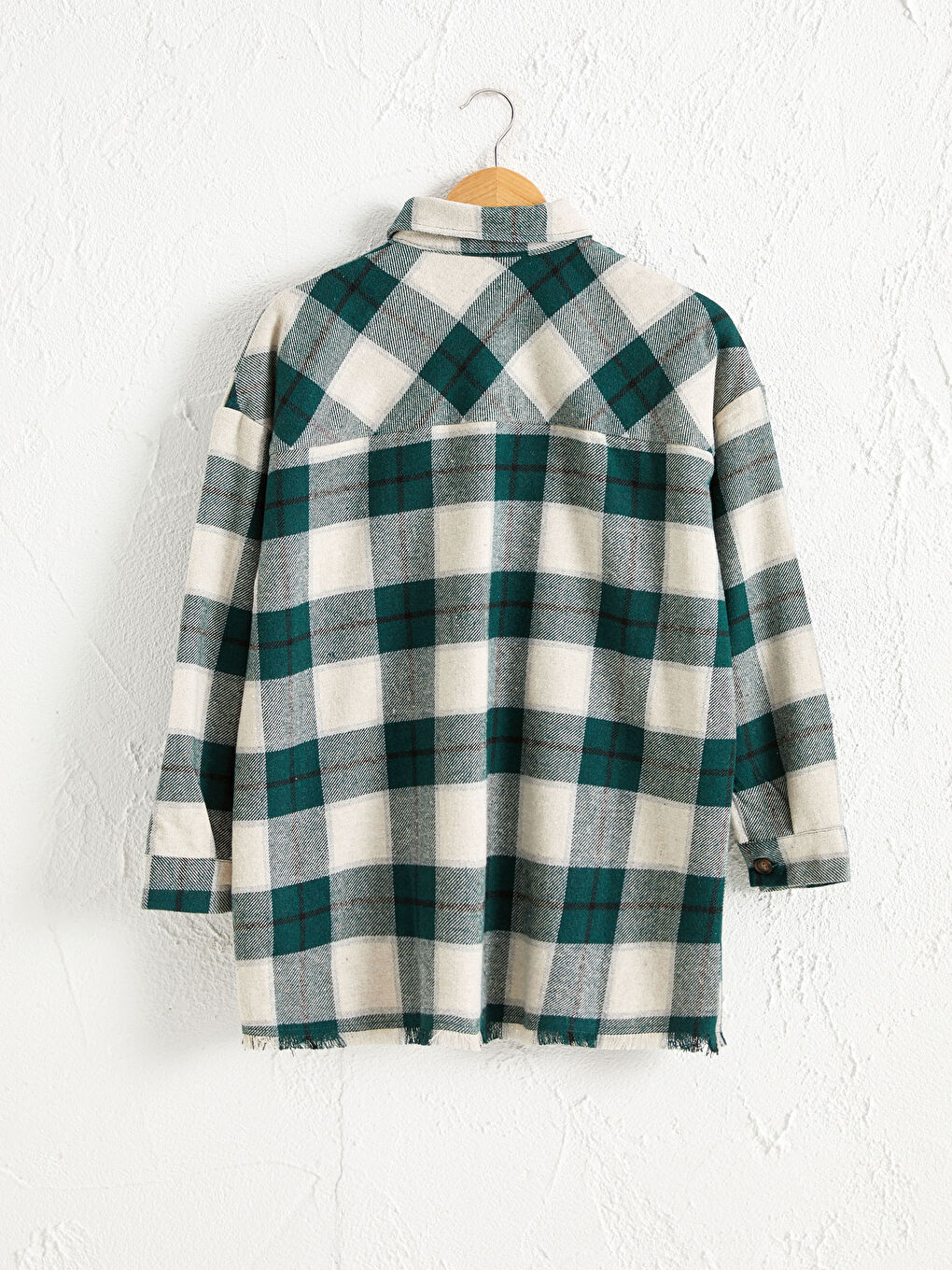 Plaid Patterned Shabby Women's Lumberjack Shirt-2
