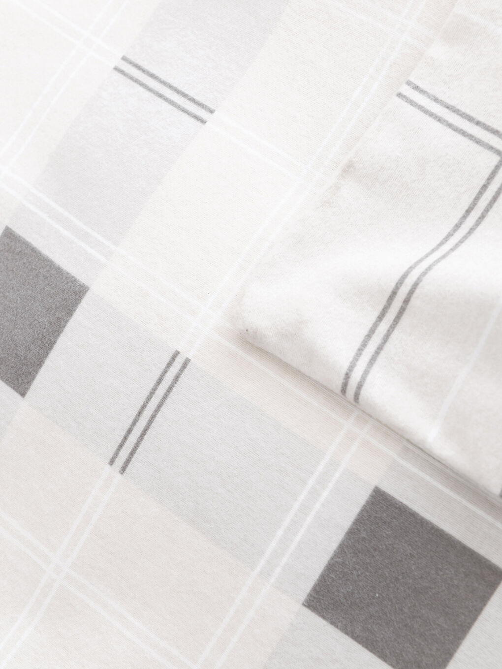 Gri Çift Kişilik Flanel Nevresim Takımı-5