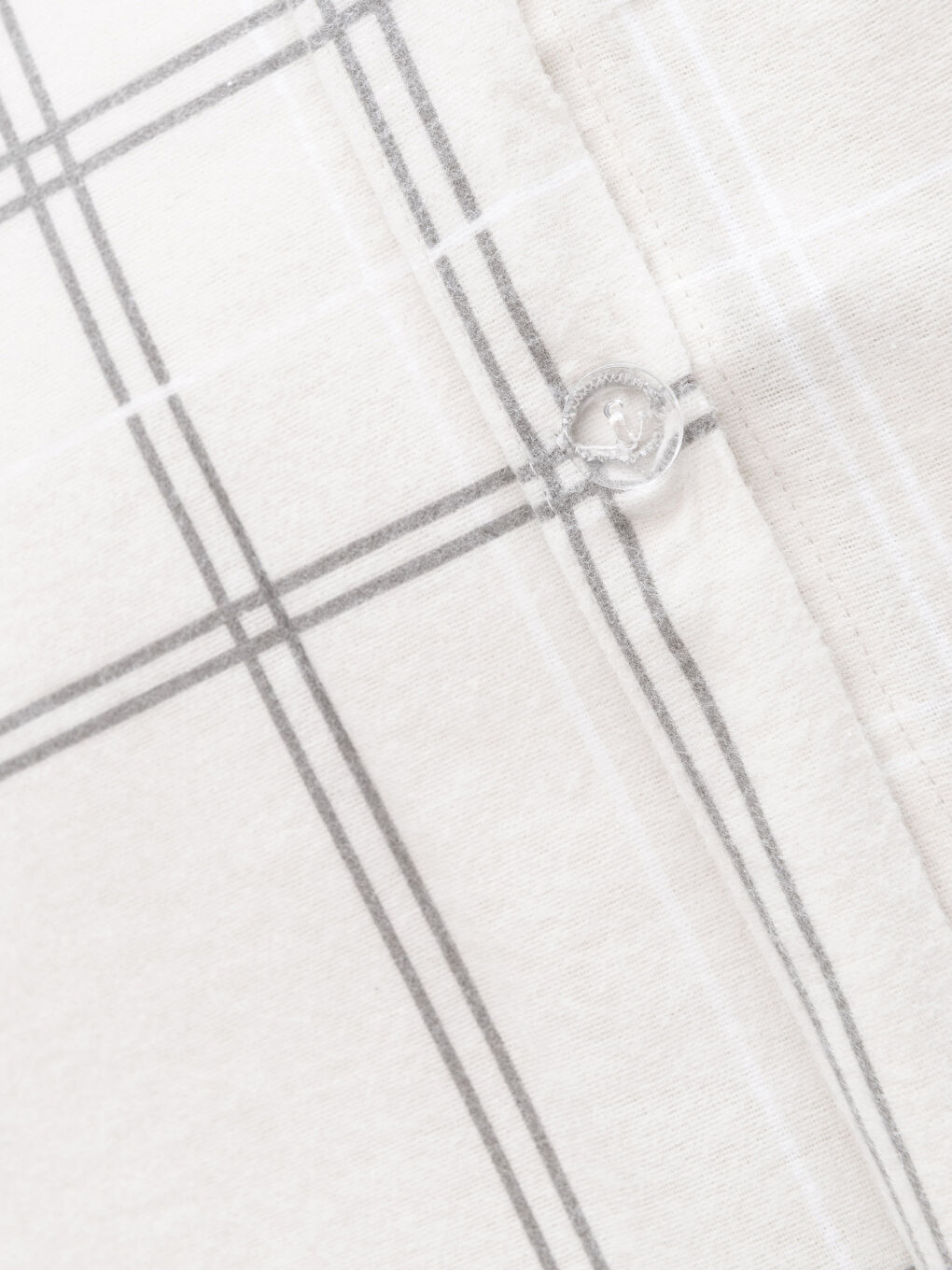 Gri Çift Kişilik Flanel Nevresim Takımı-6