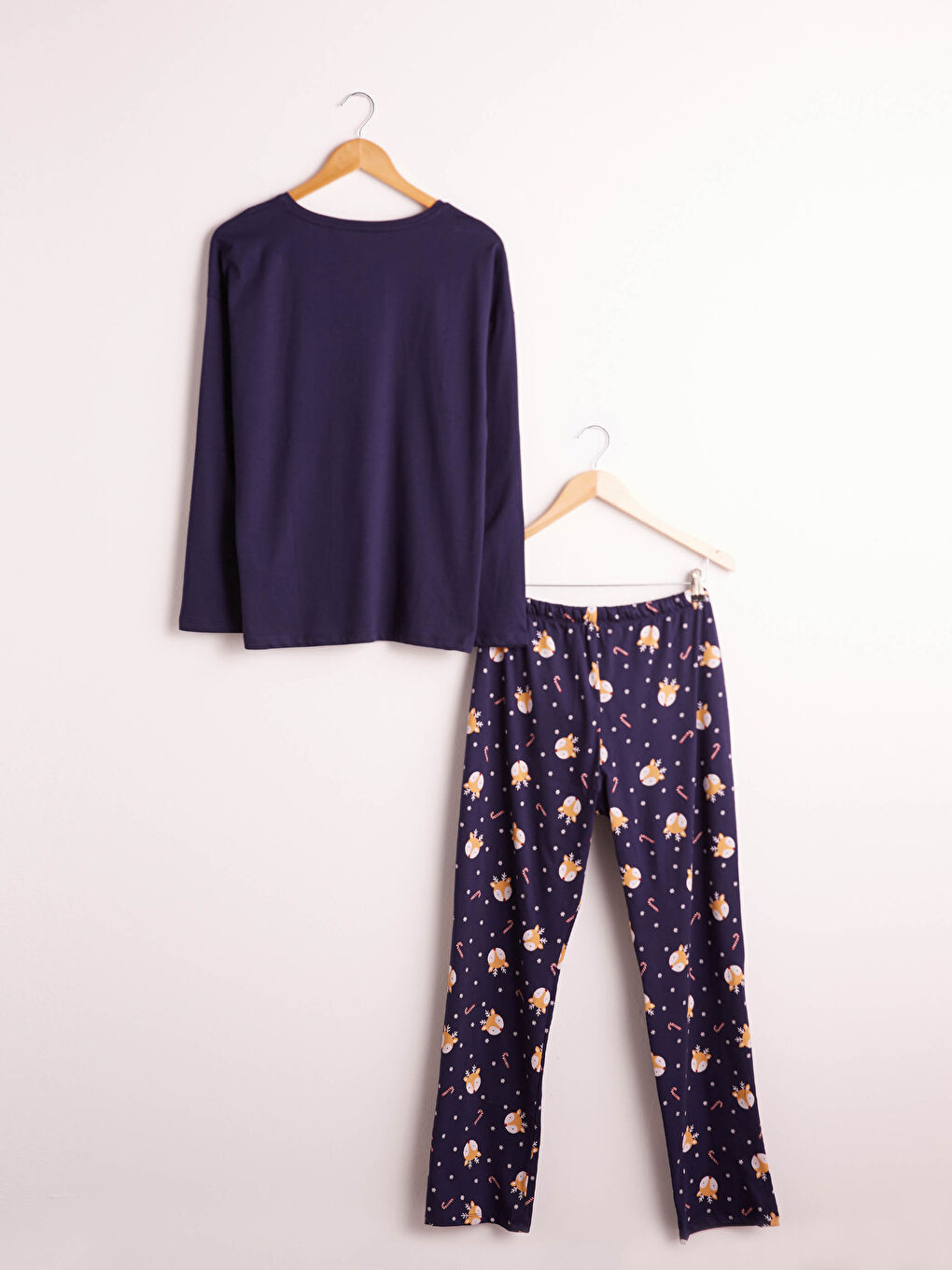 Комплект пижами от памук с принт-7